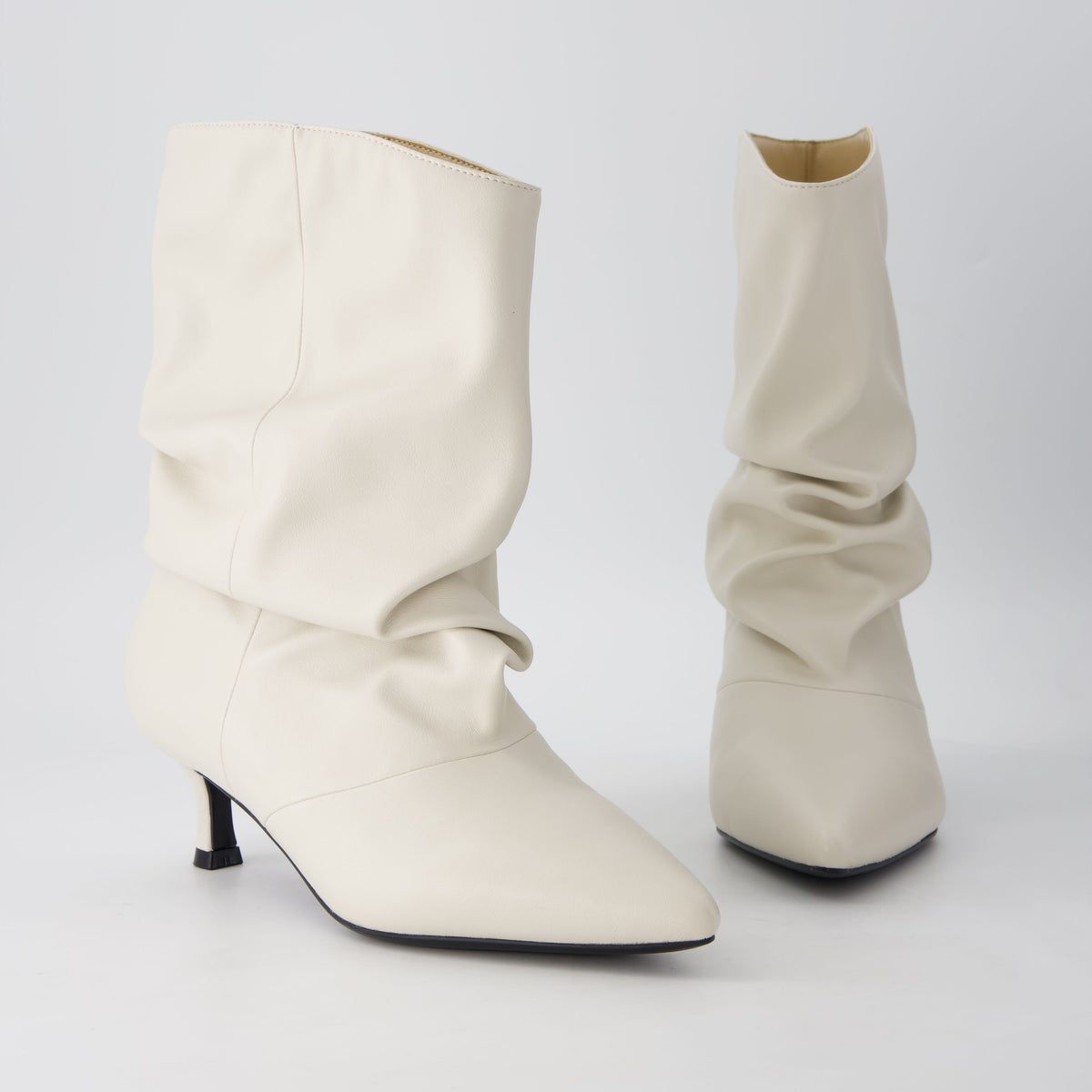 Delia Kitten Heel Boots