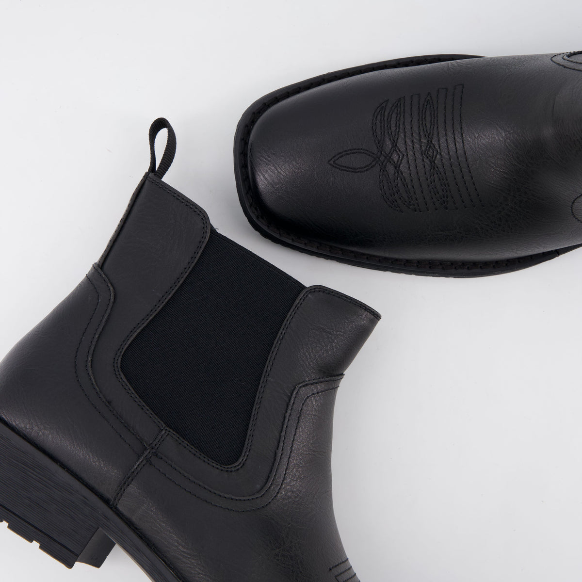 Dude Western Ankle Boots Black Medium