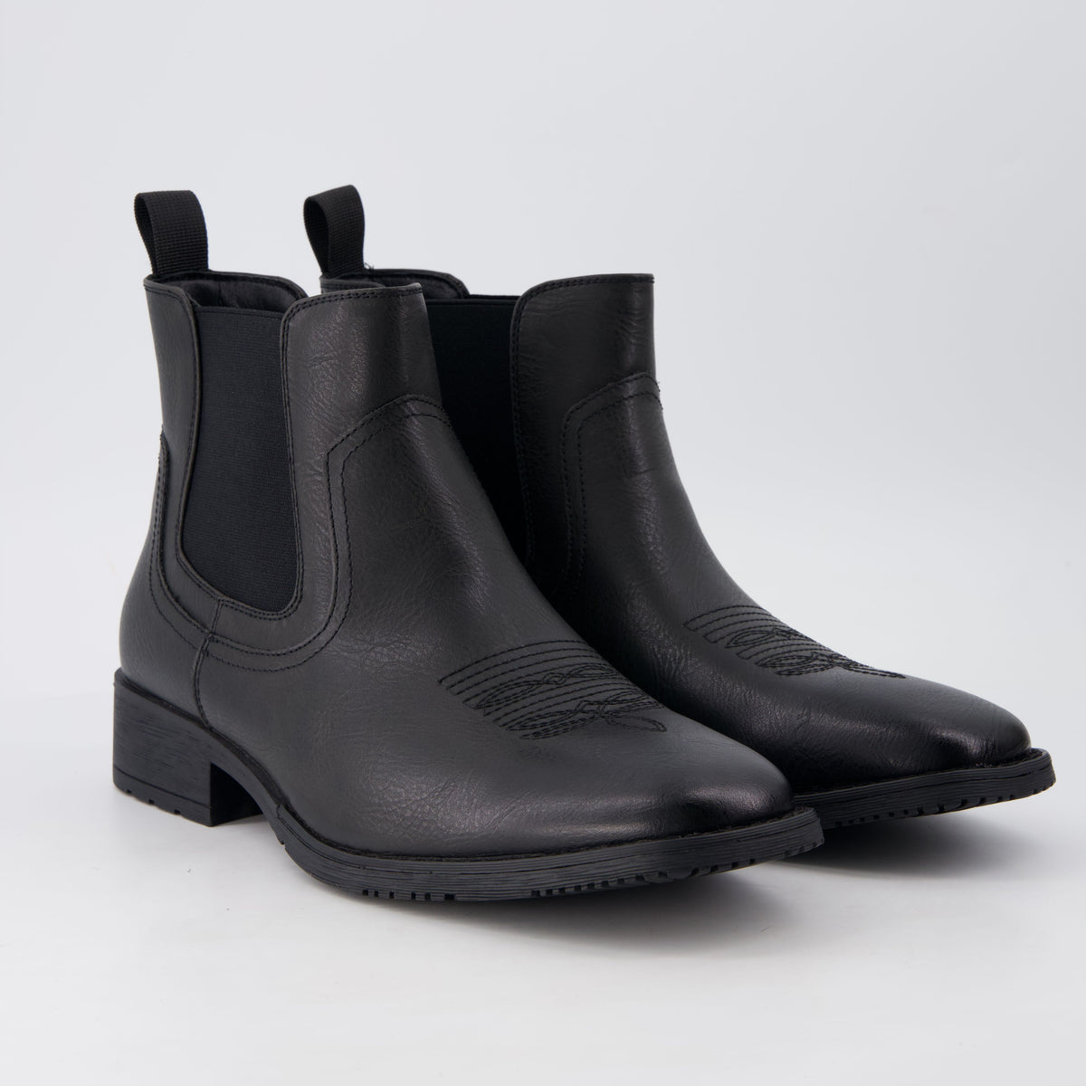 Dude Western Ankle Boots Black Medium