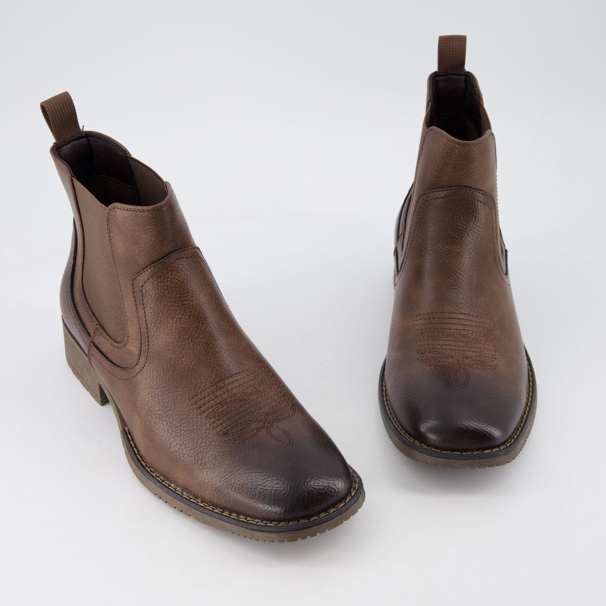 Dude Western Ankle Boots Brown Medium