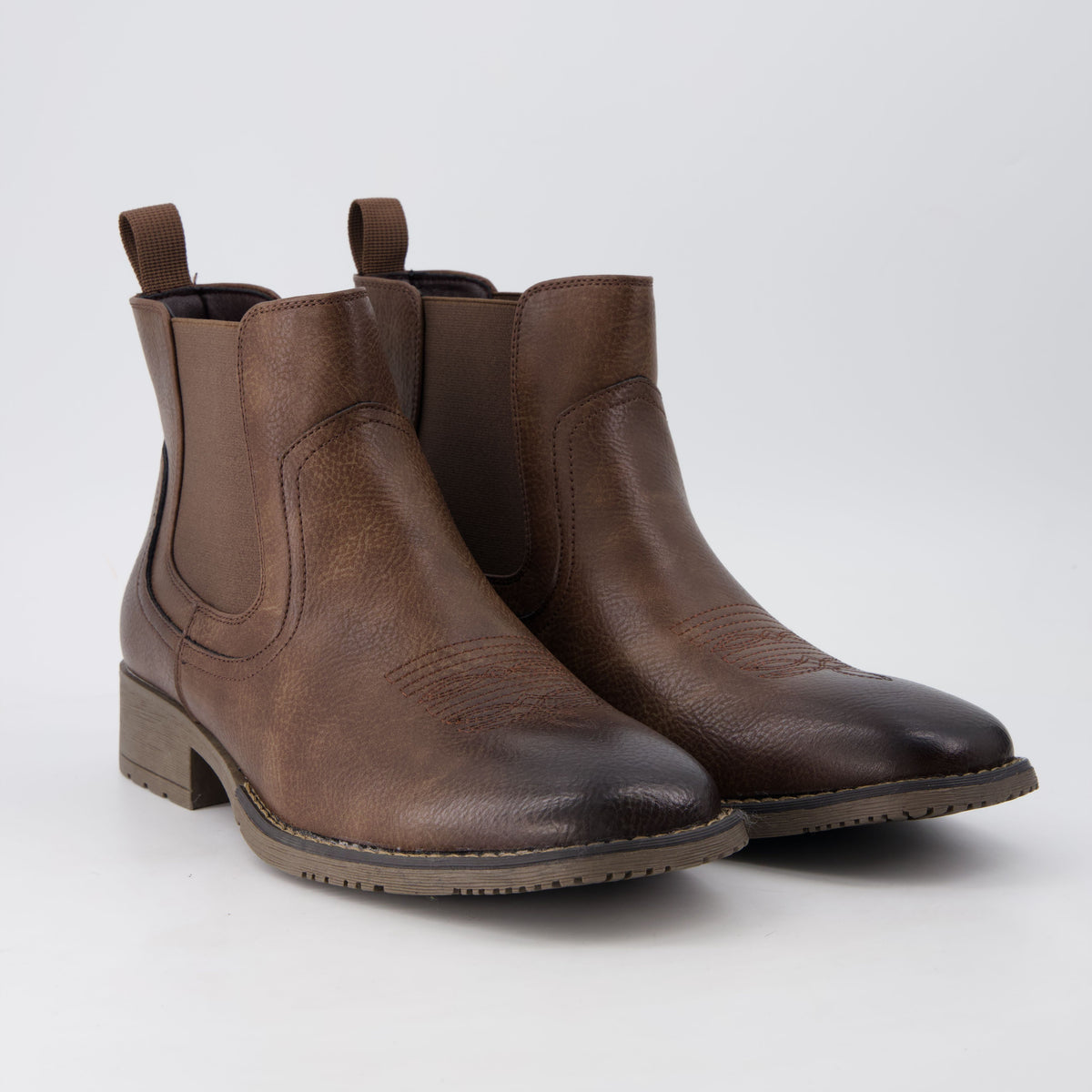 Dude Western Ankle Boots Brown Medium
