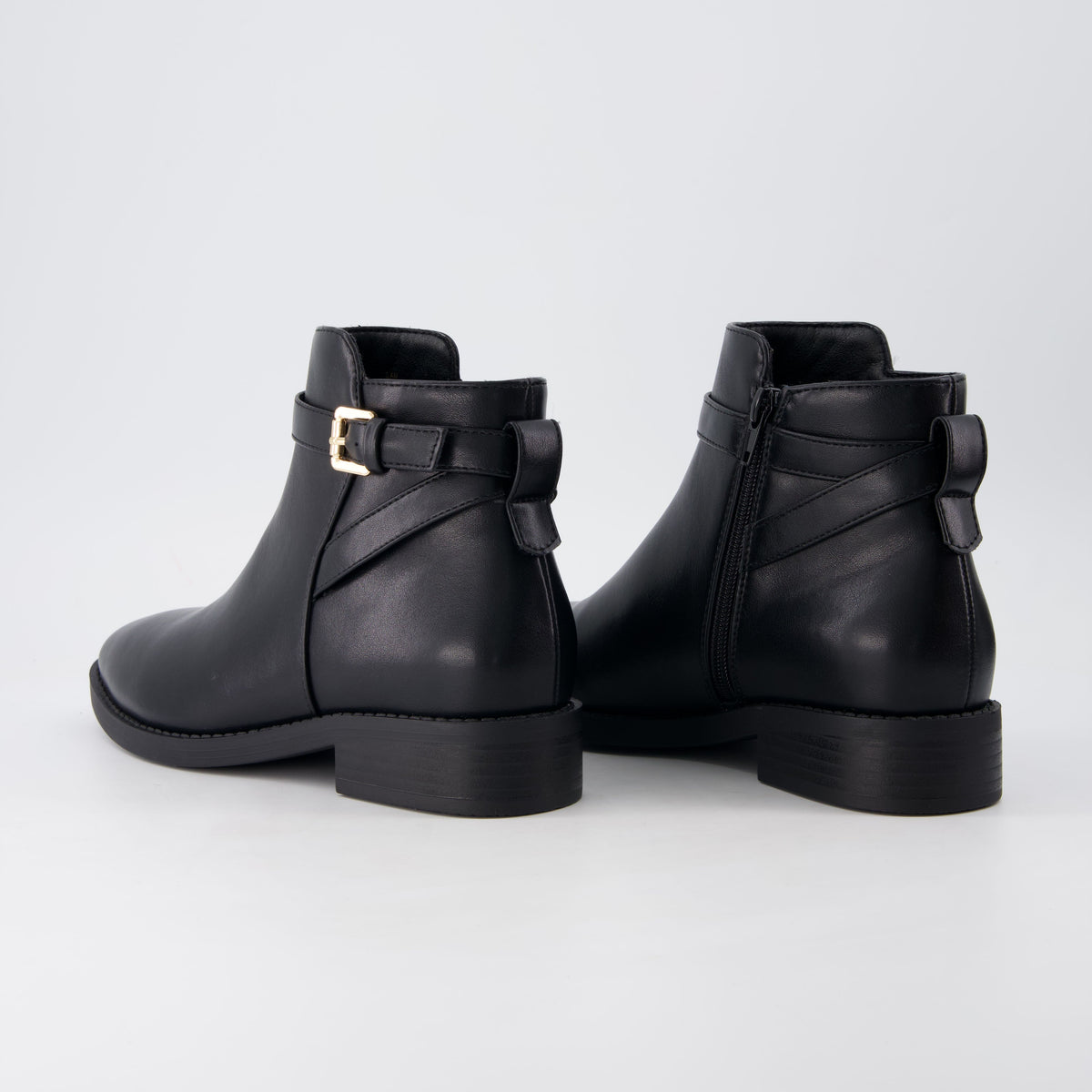 Ean Short Ankle Boots Black Medium