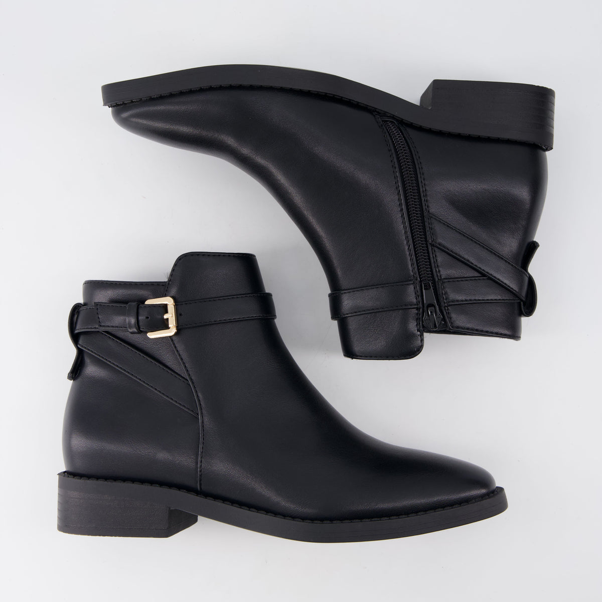 Ean Short Ankle Boots Black Medium