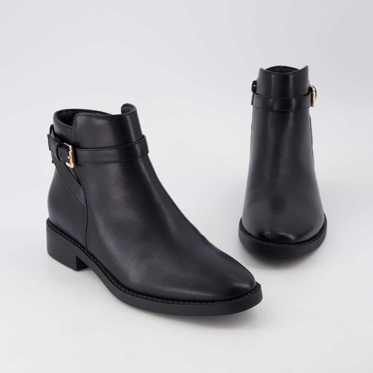 Ean Short Ankle Boots Black Medium