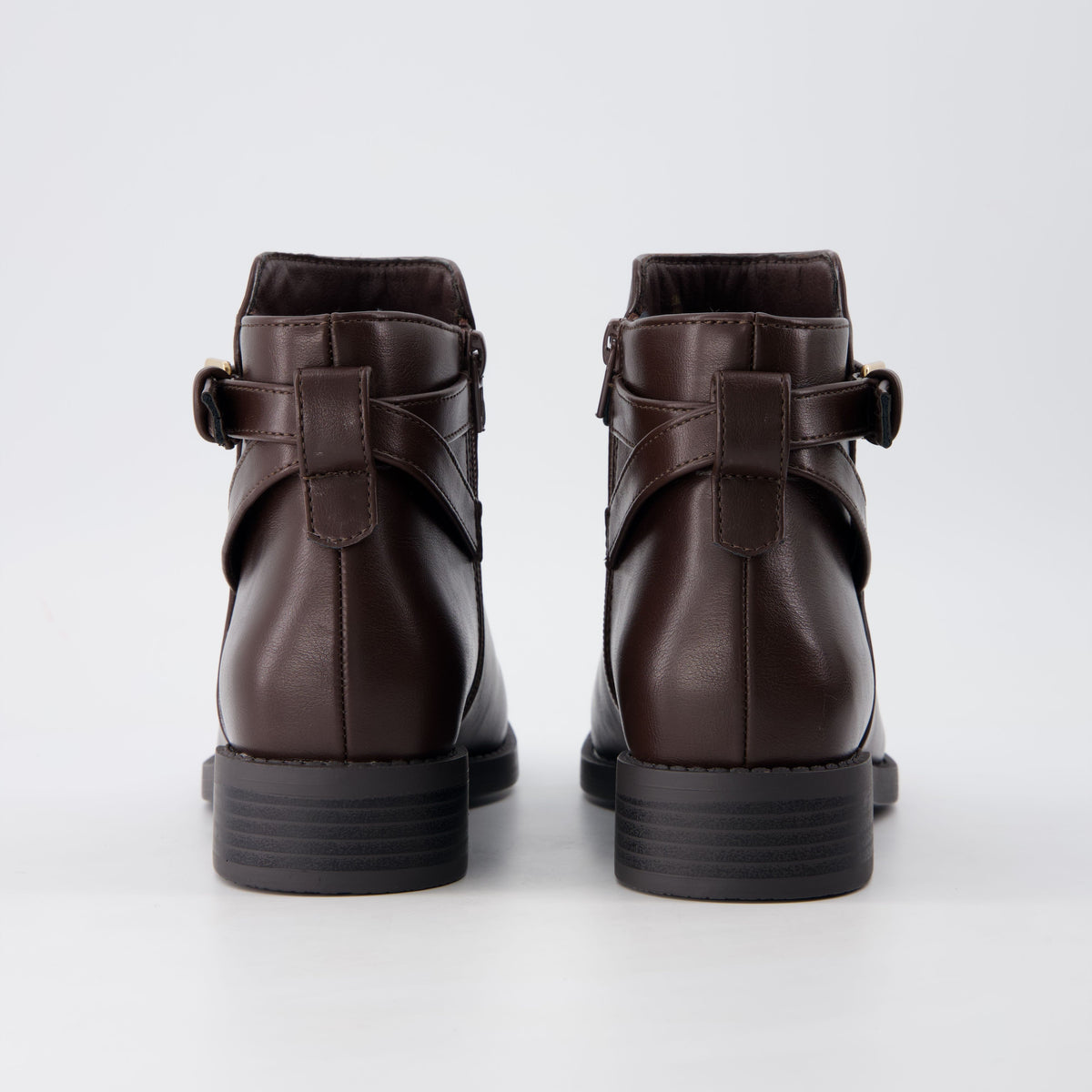 Ean Short Ankle Boots Dark Brown Medium
