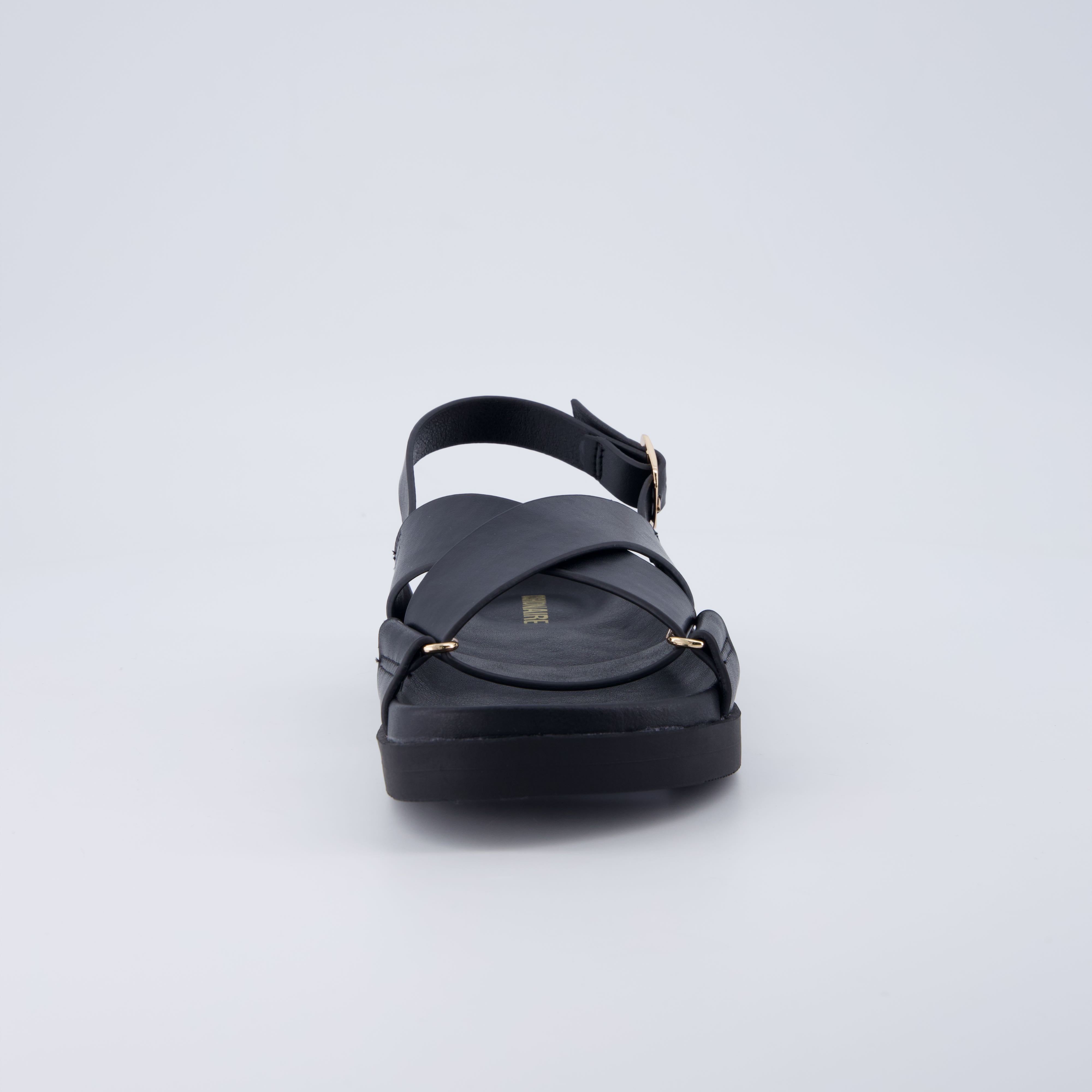 Eden Footbed Sandals Black Medium