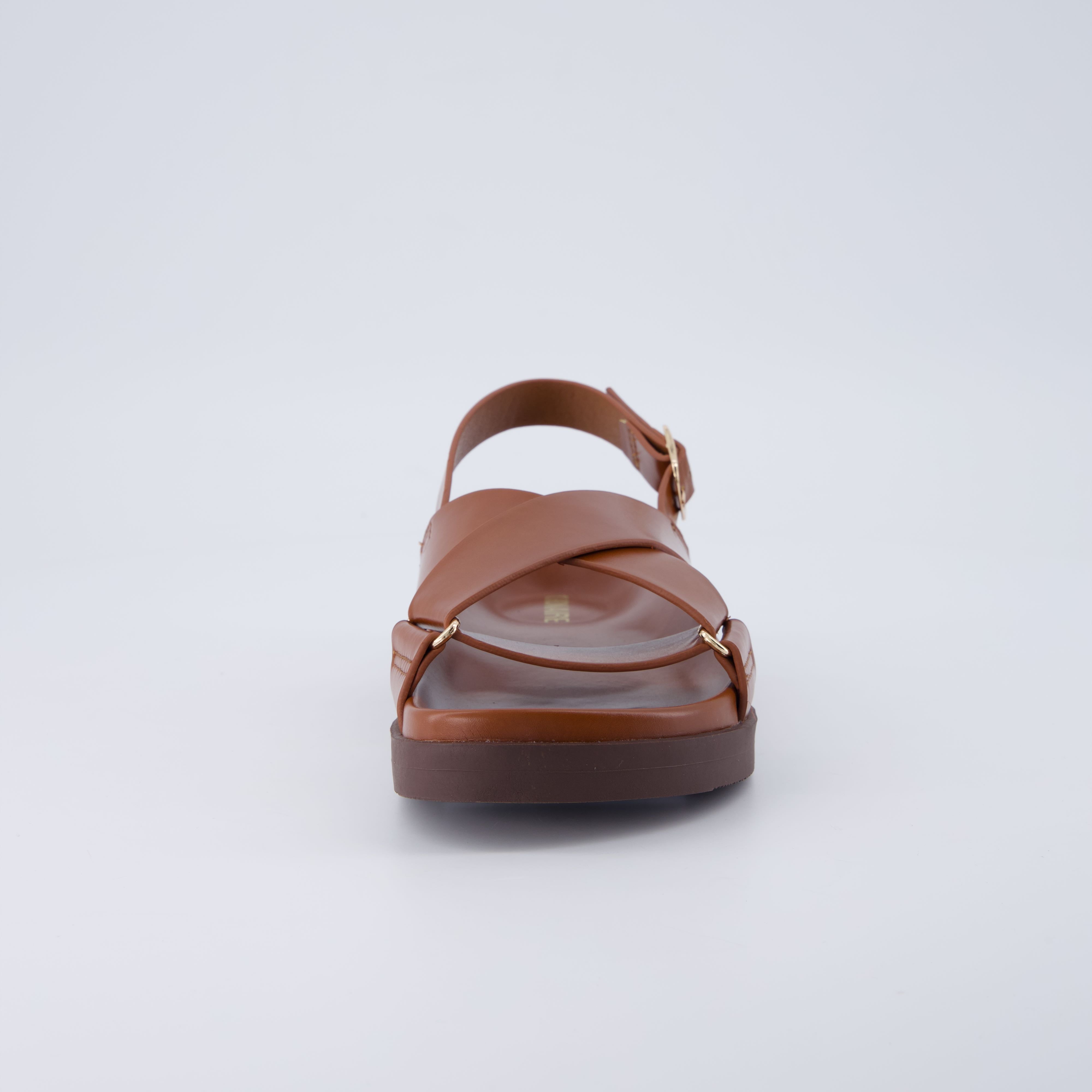 Eden Footbed Sandals Cognac Medium