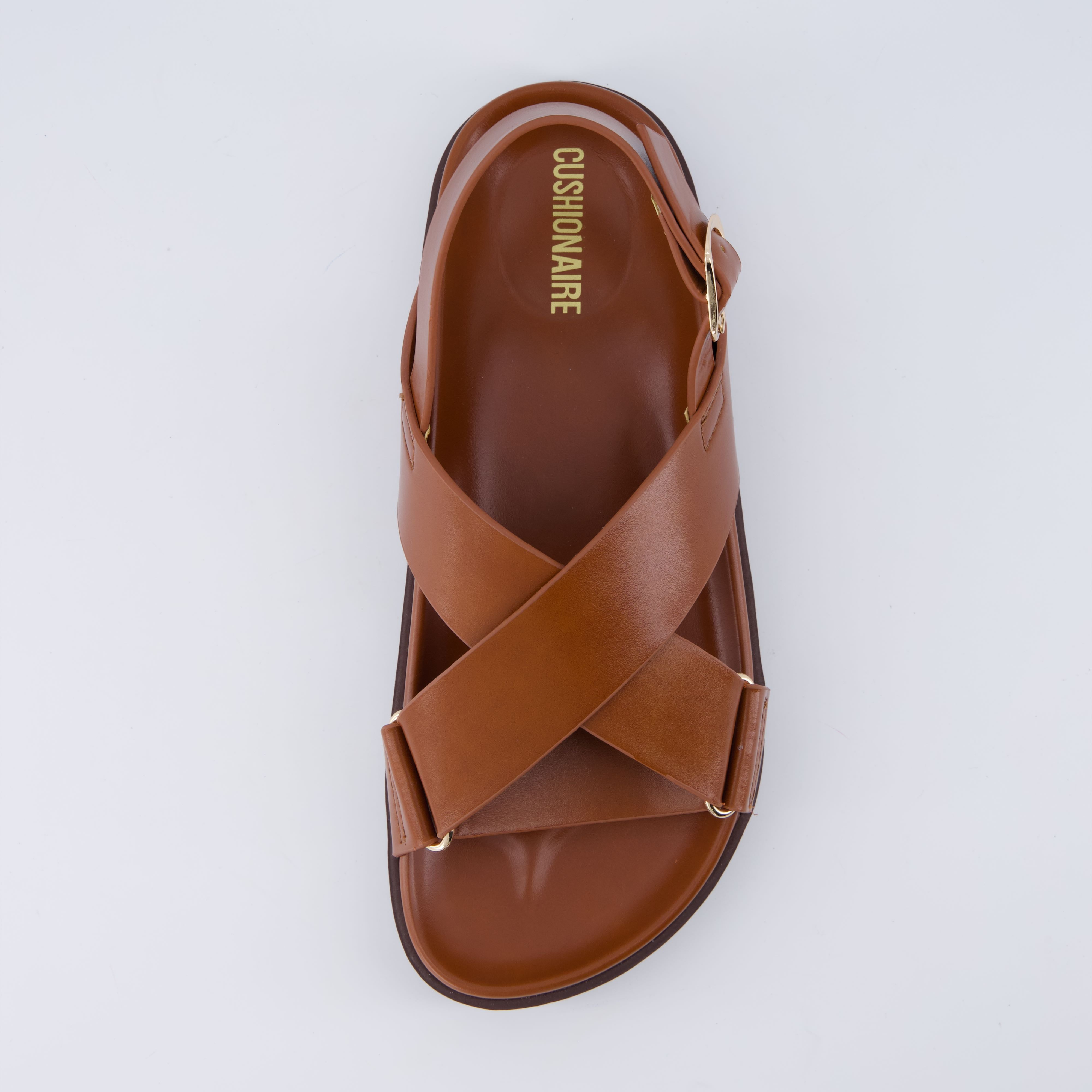 Eden Footbed Sandals Cognac Medium
