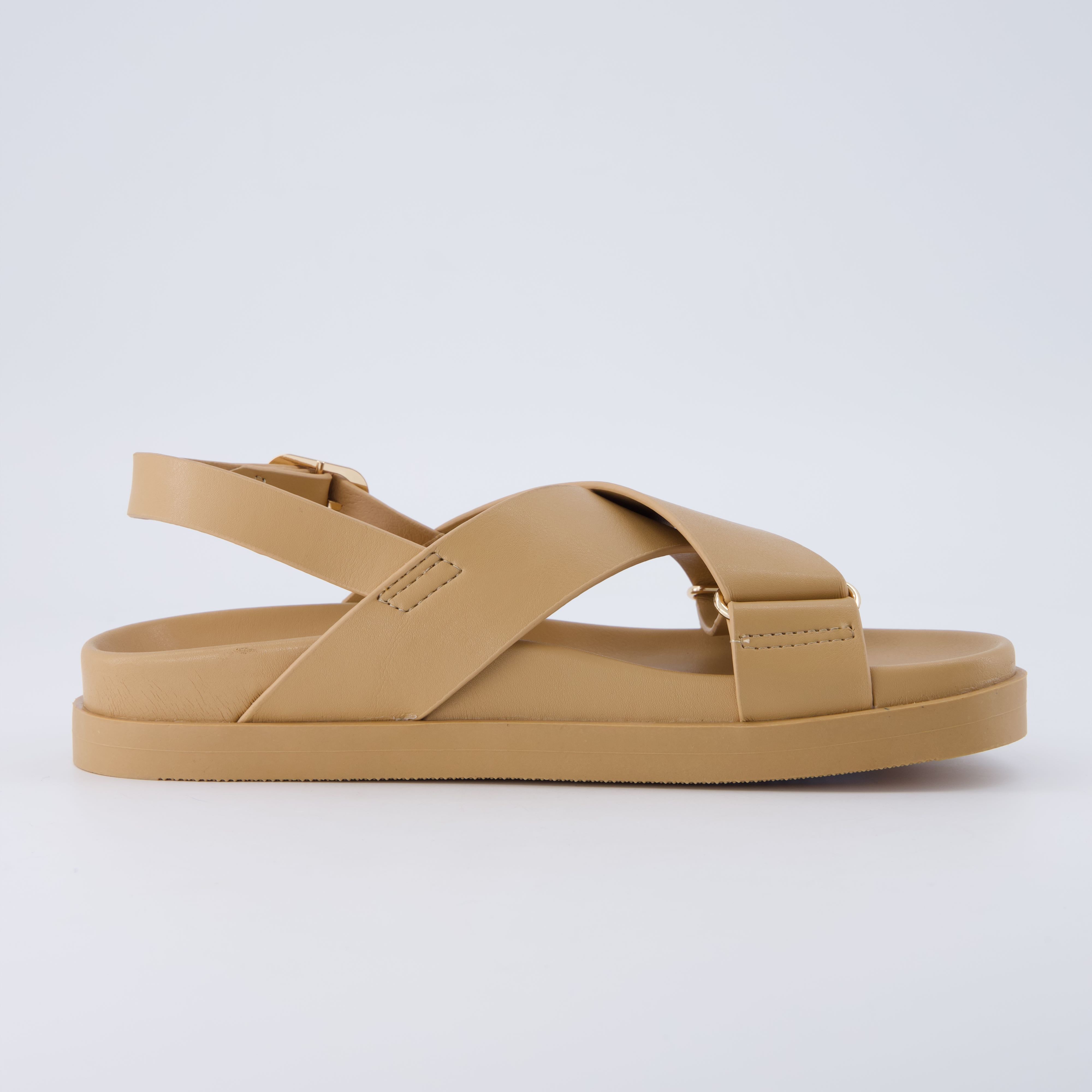 Eden Footbed Sandals Tan Medium