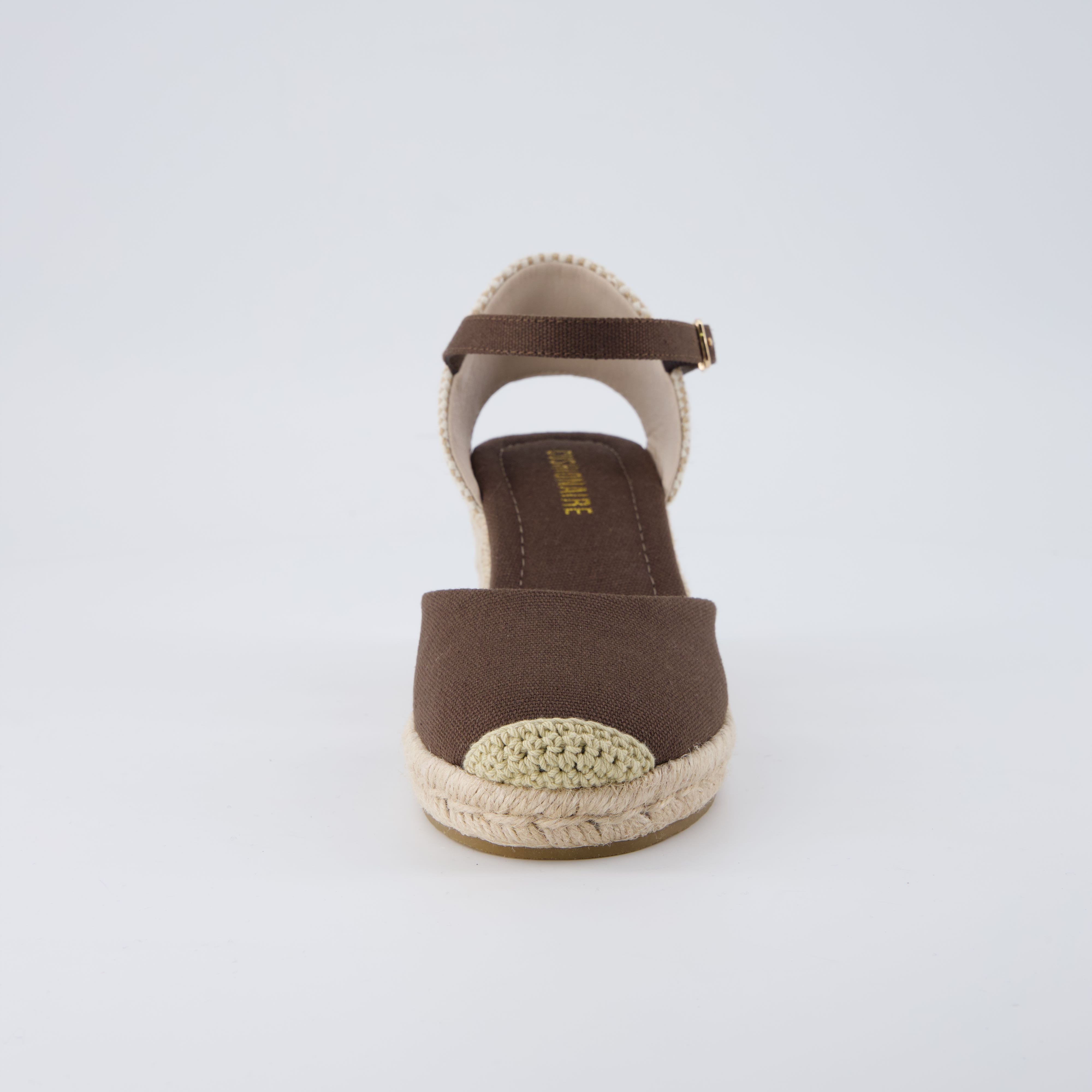 Elche Wedge Sandals Brown