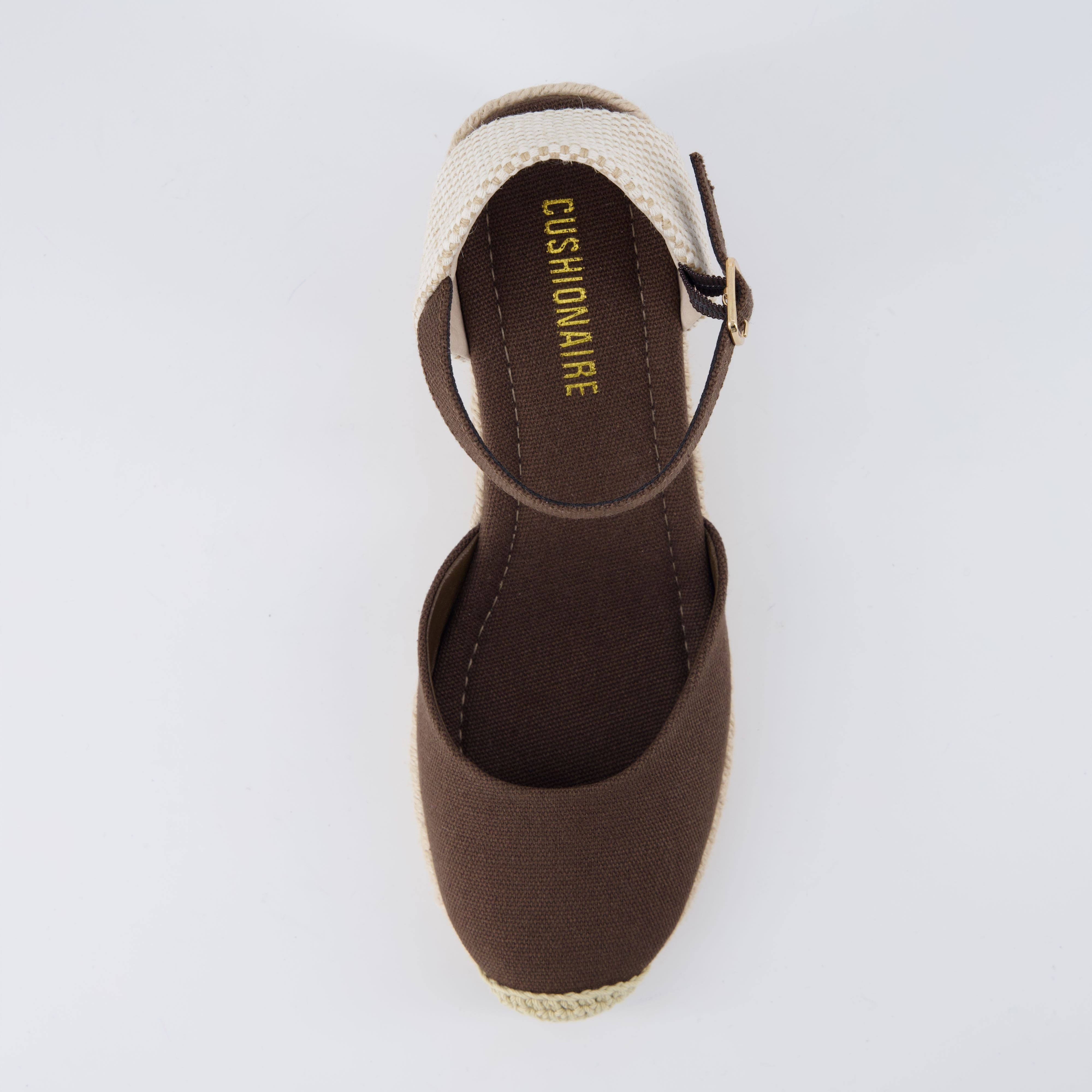 Elche Wedge Sandals Brown