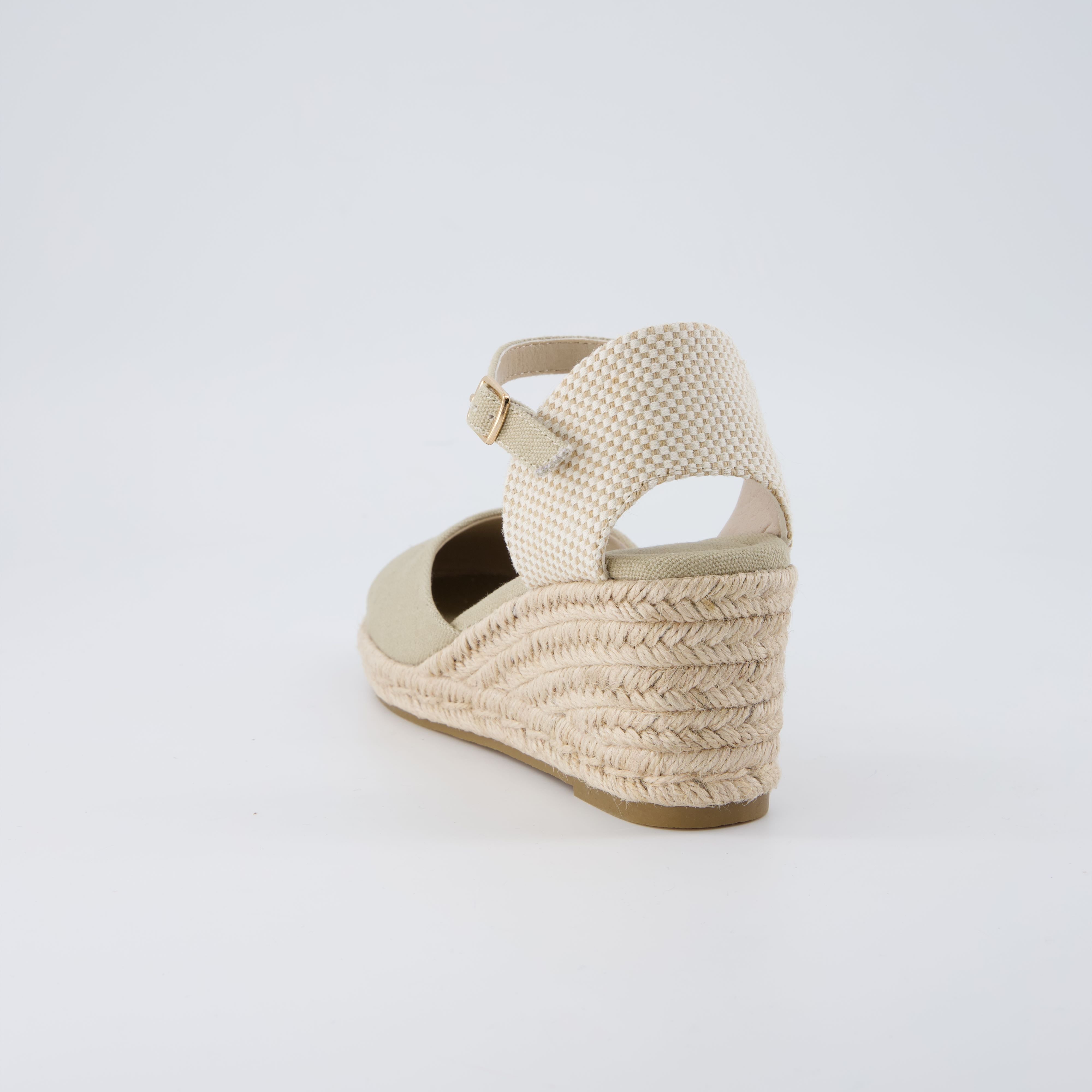 Elche Wedge Sandals Natural