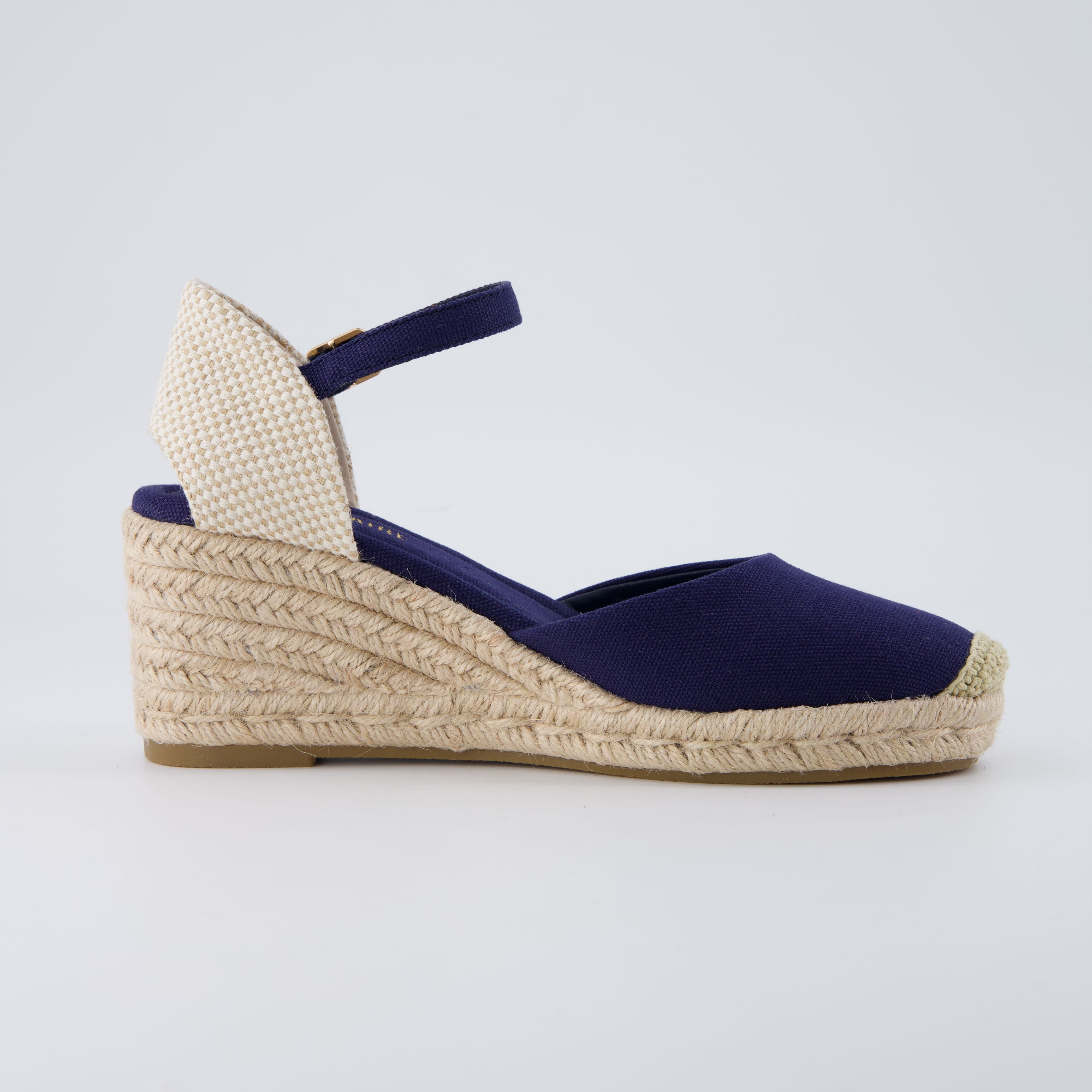 Elche Wedge Sandals Navy