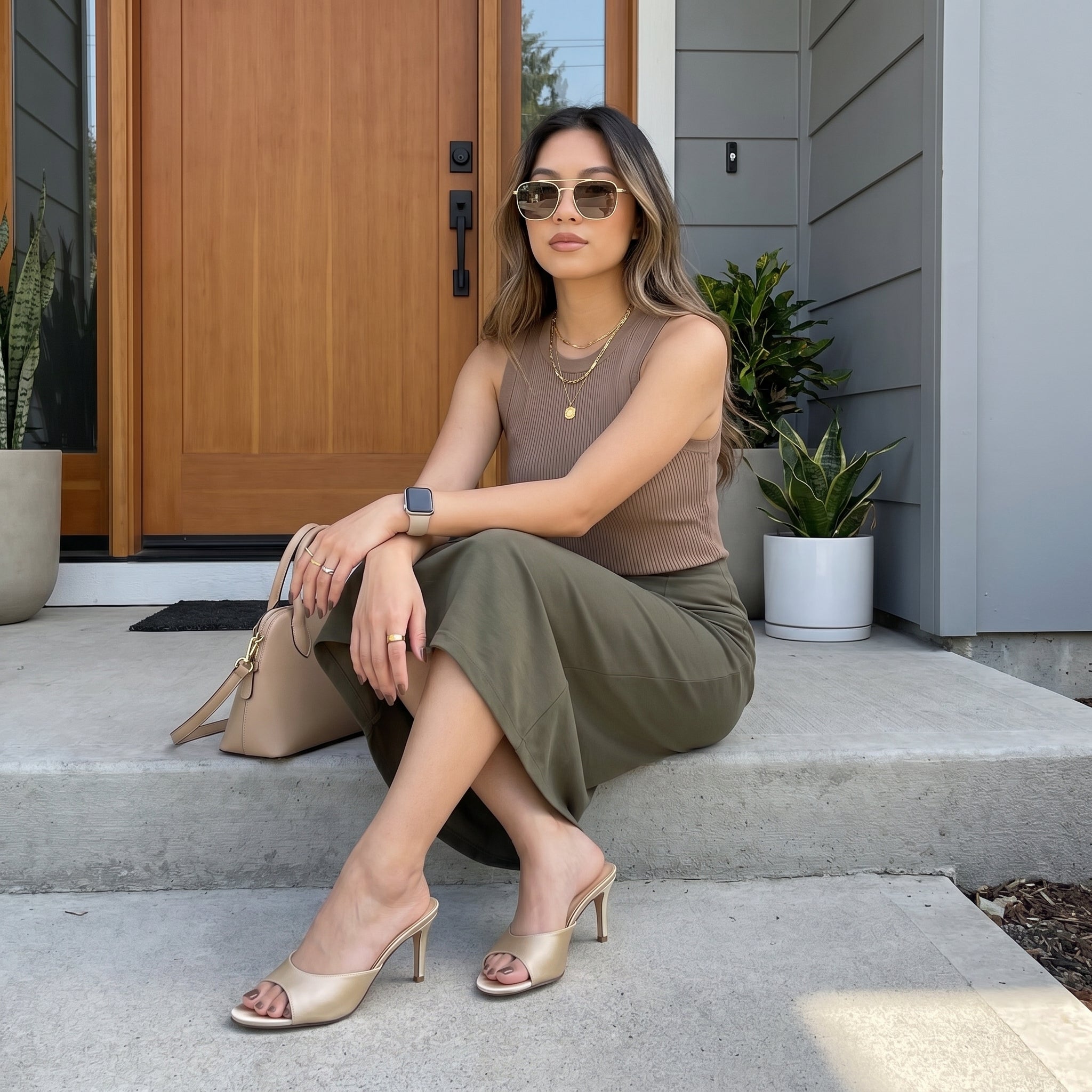 Elle Pointed Heel Sandal