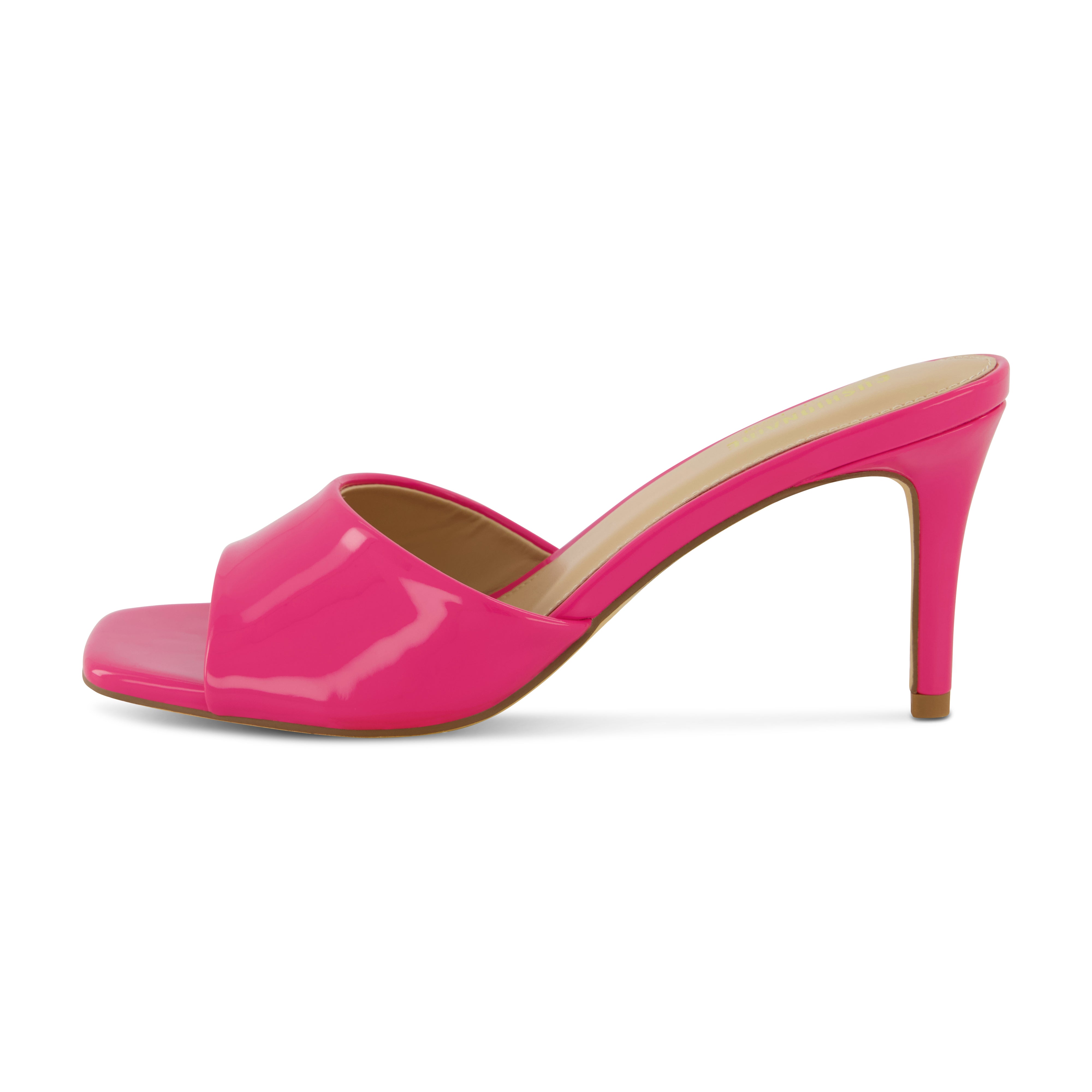 Evie One Band Dress Heel Hot Pink Patent