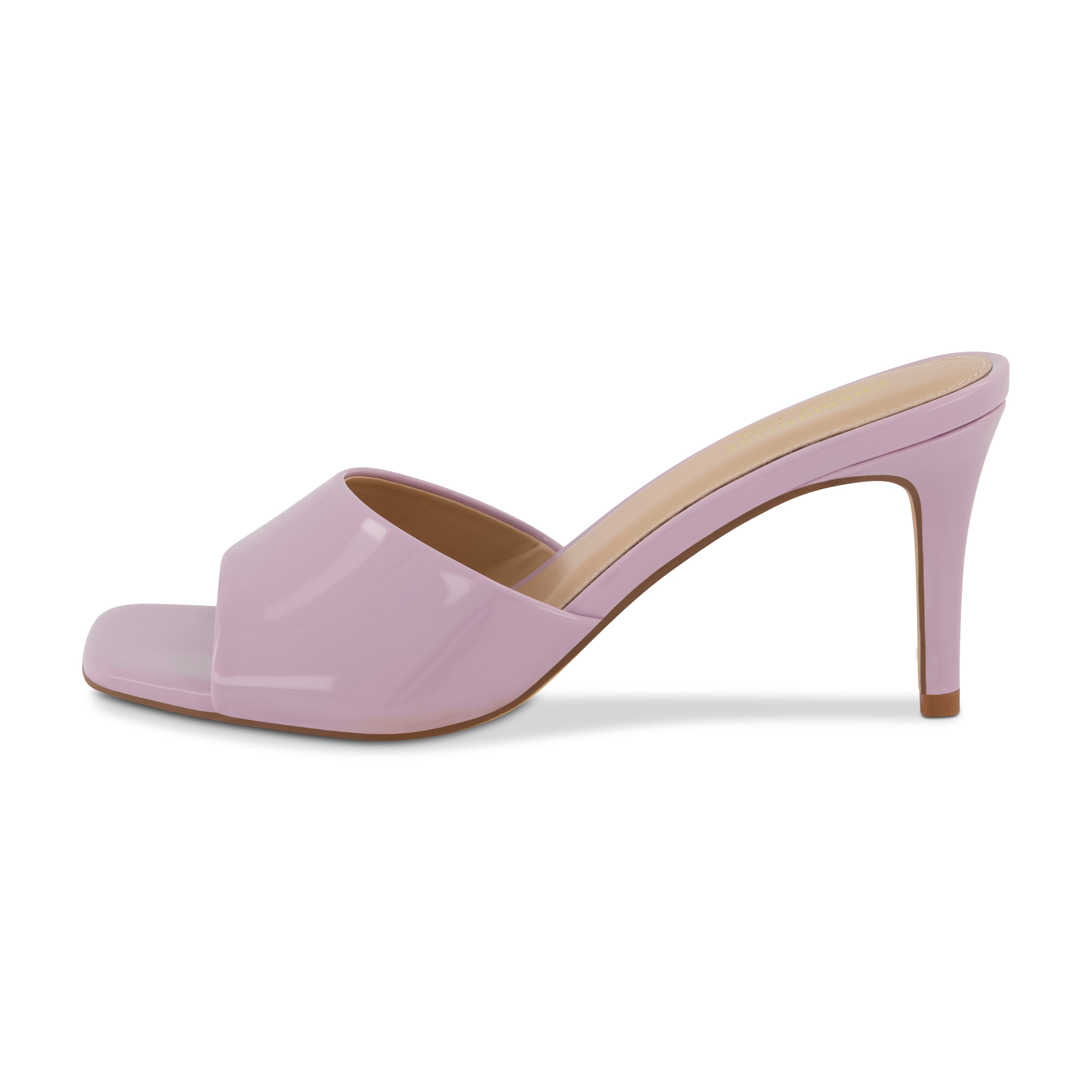 Evie One Band Dress Heel Lavender Patent