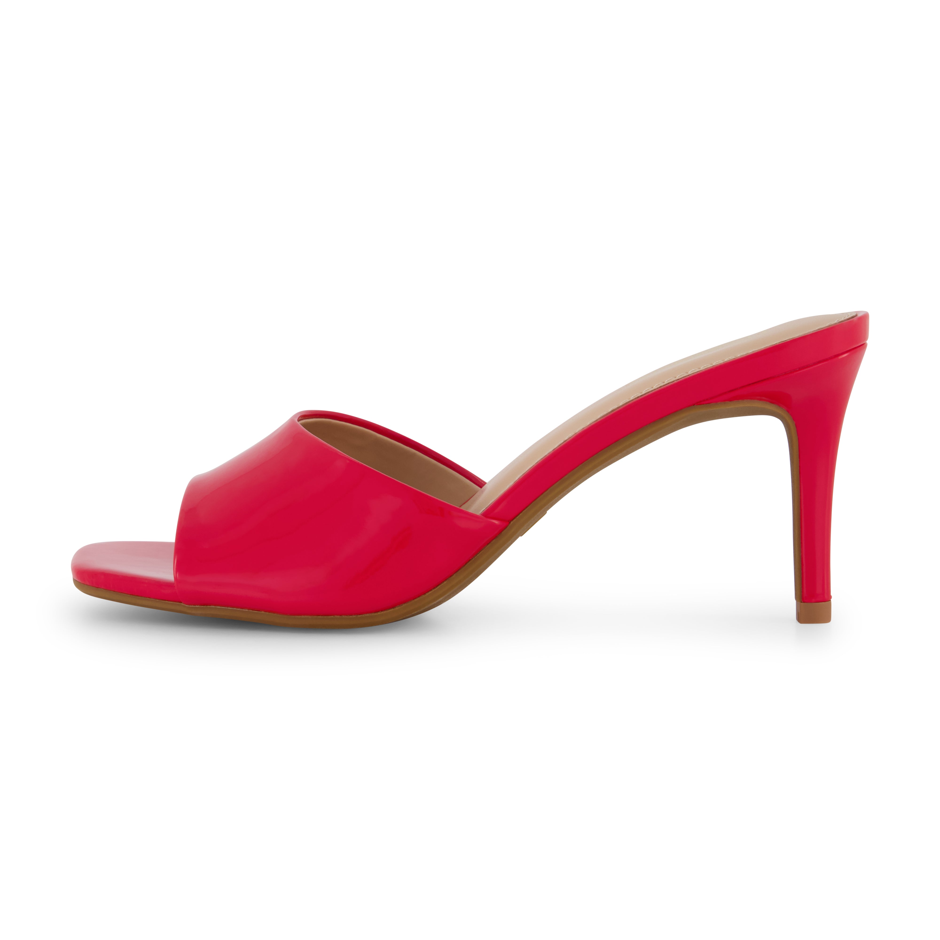 Evie One Band Dress Heel Red Patent