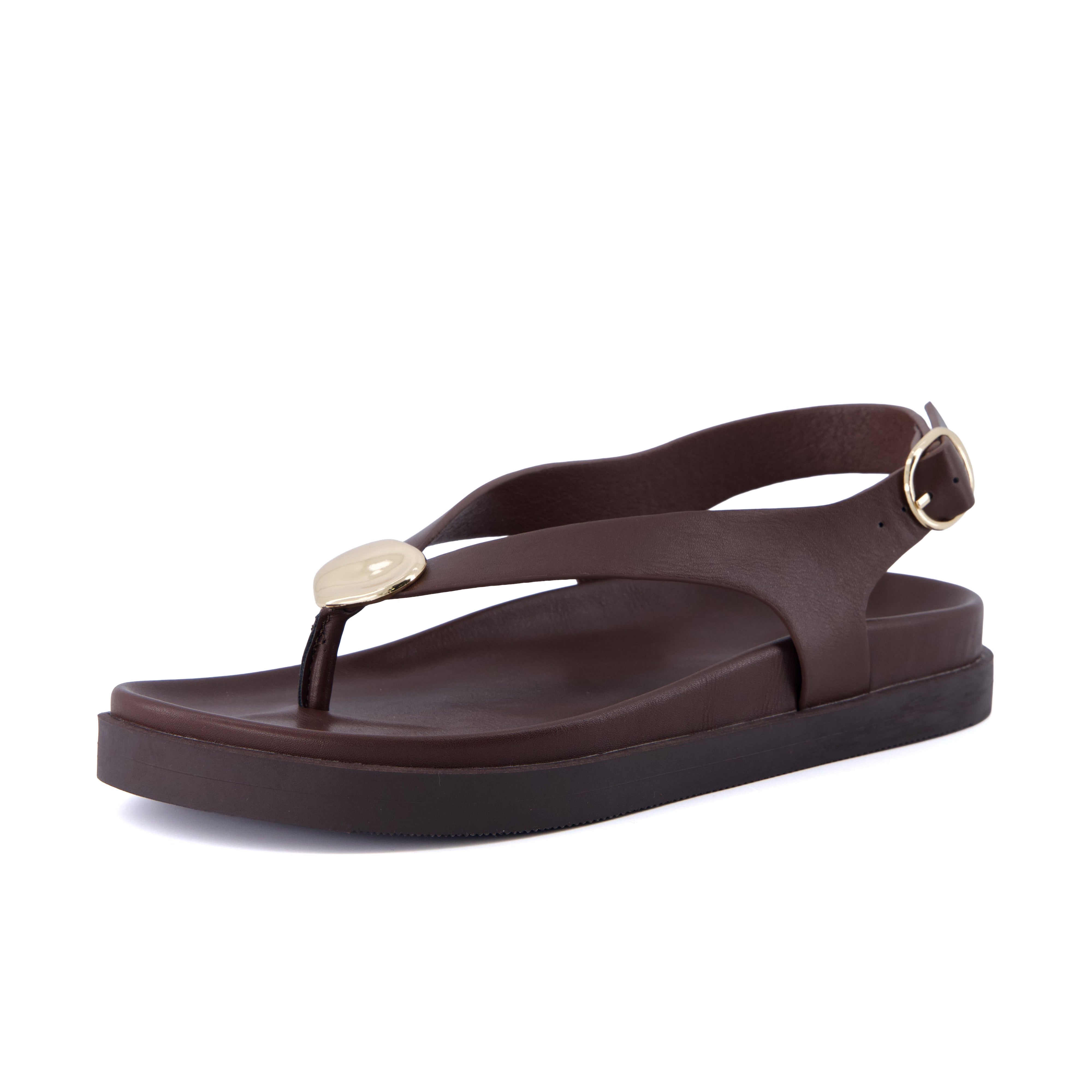 Expo Thong Sandals Chocolate