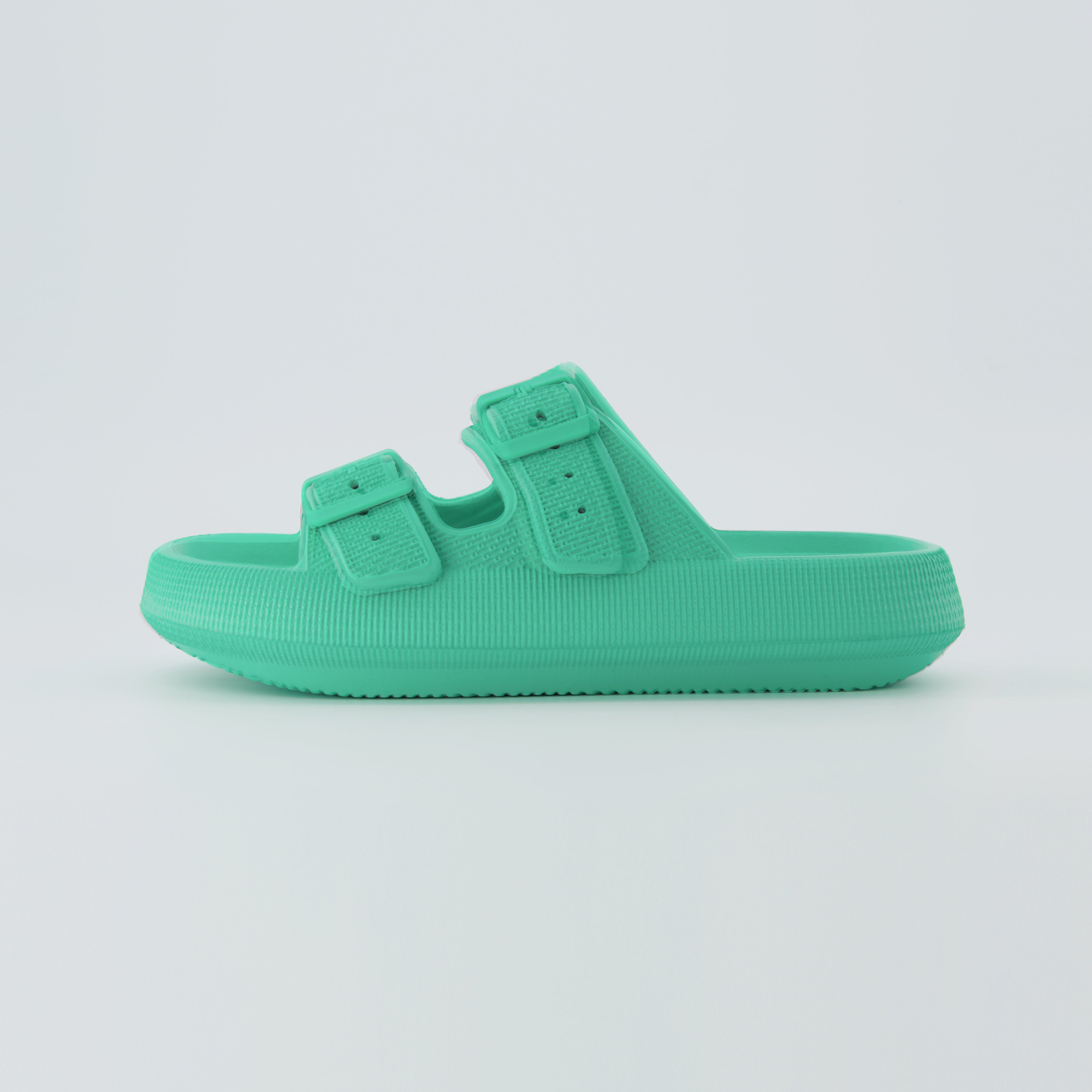 Fame Two Band Cloud Slide Mint