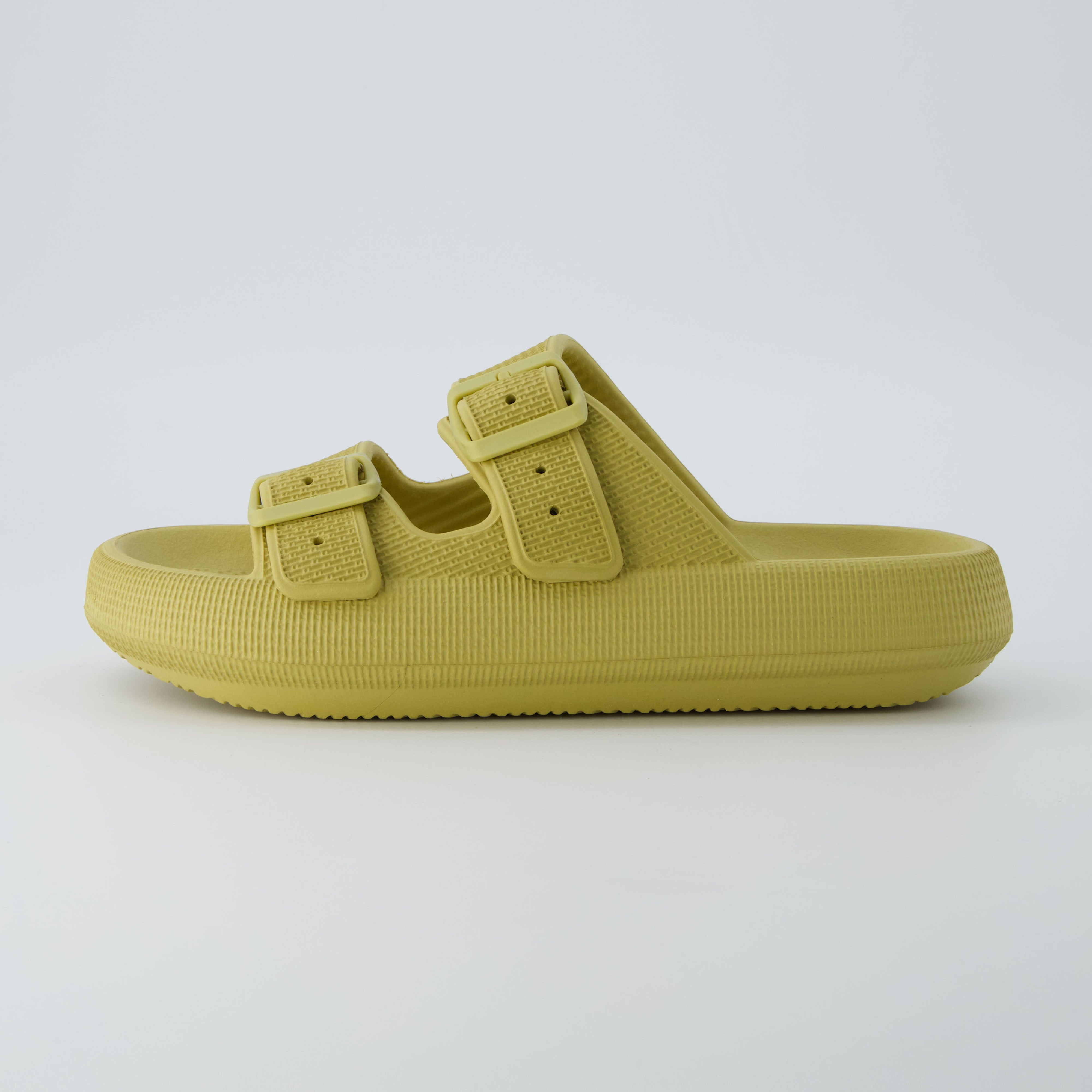 Fame Two Band Cloud Slide Yellow