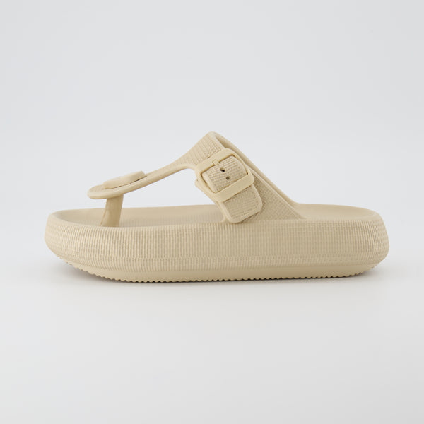 サンダル・ミュール Chloe White leather Paz ChloAC x Eres thong slippers Chloe X Eres Chloé X Eres Paz Leather Thong Sandals In White