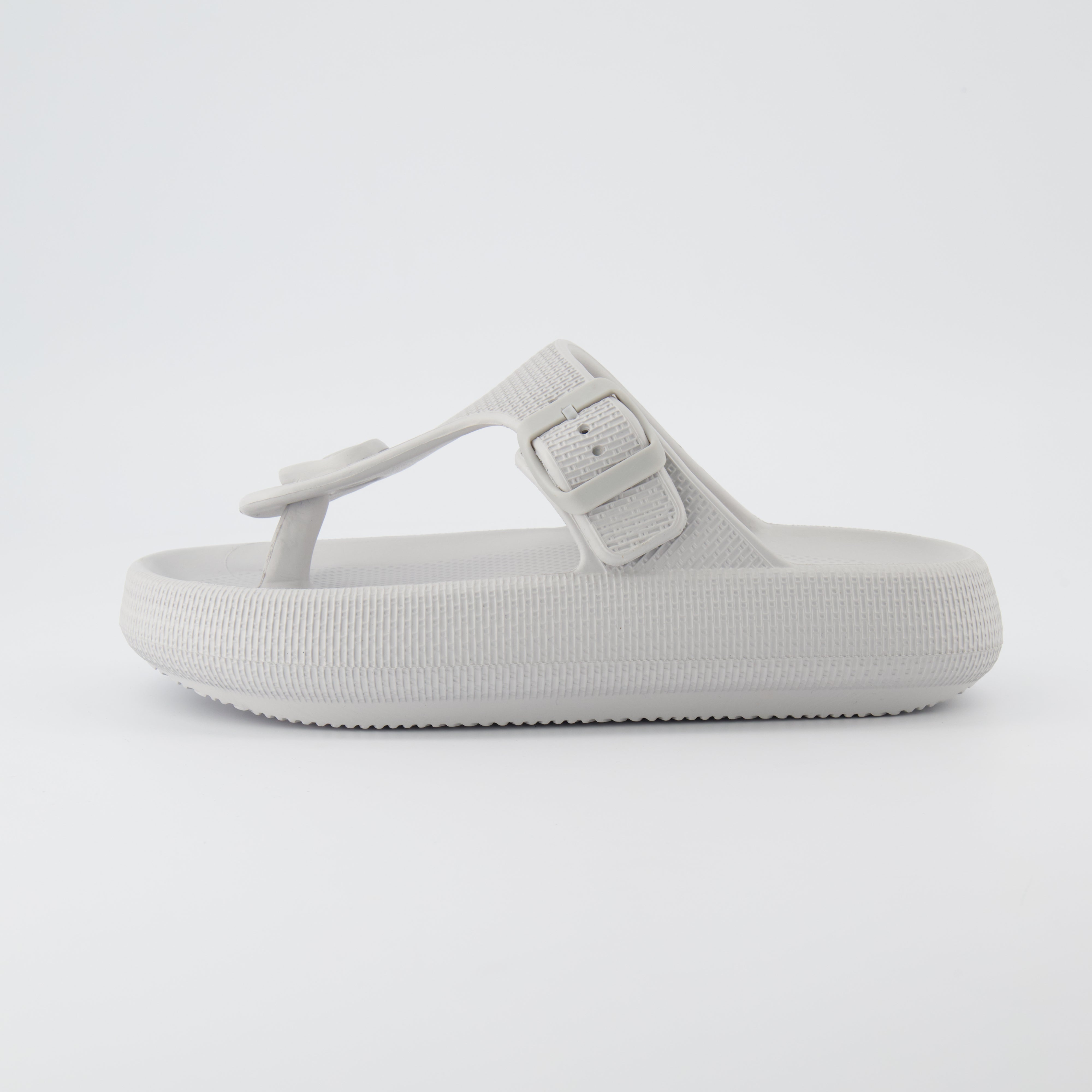 Flo Cloud Thong Sandal Light Grey