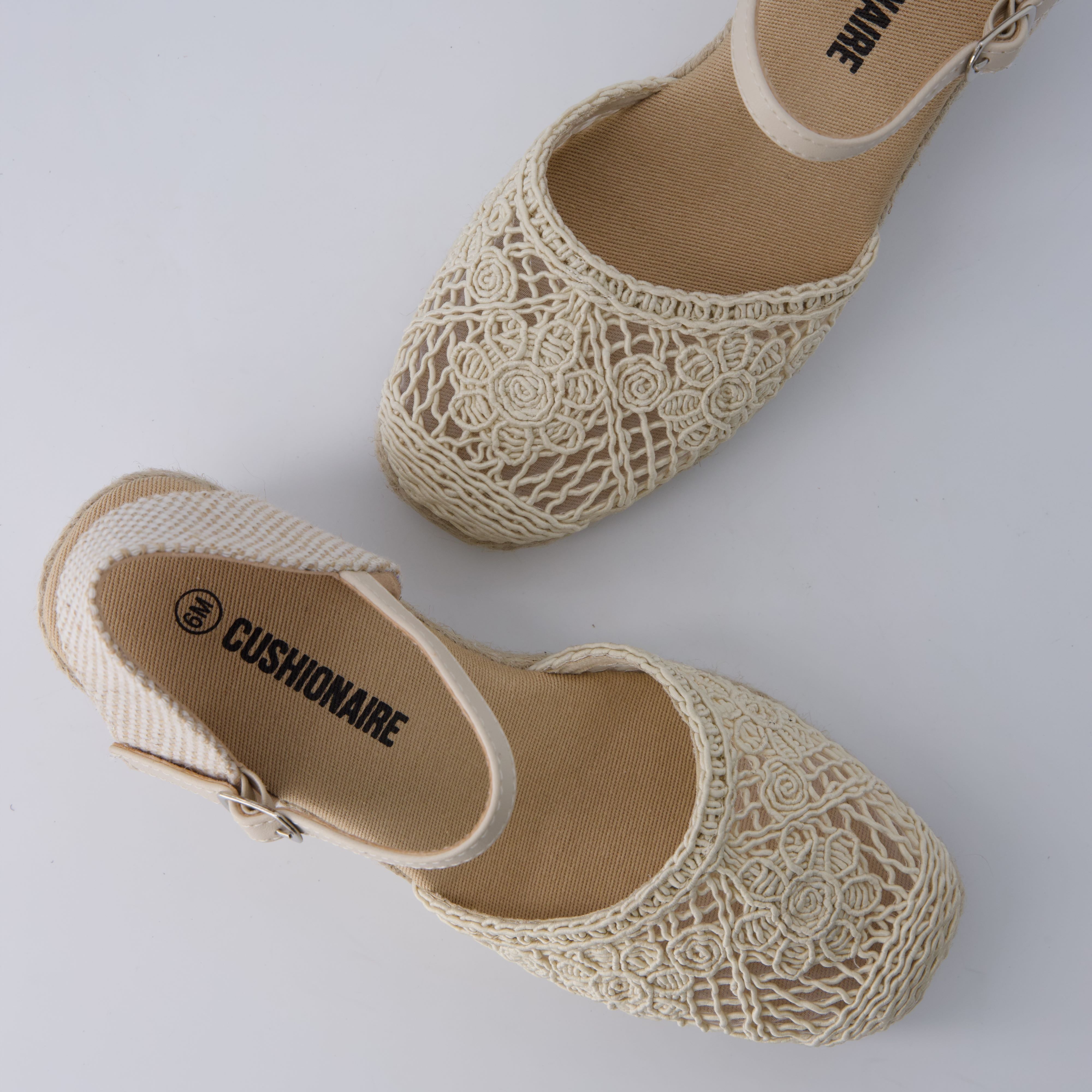Flora Platform Espadrilles Natural