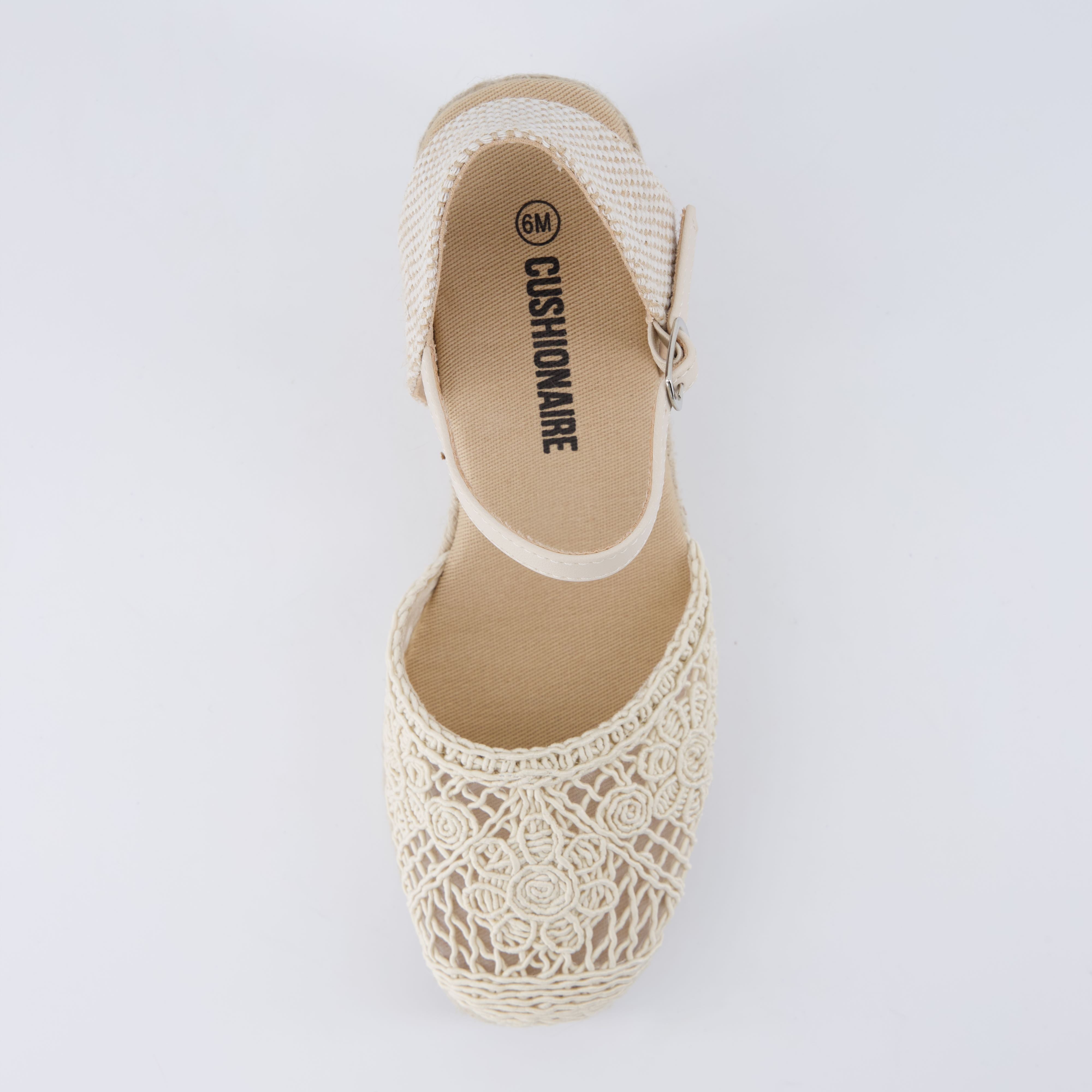 Flora Platform Espadrilles Natural