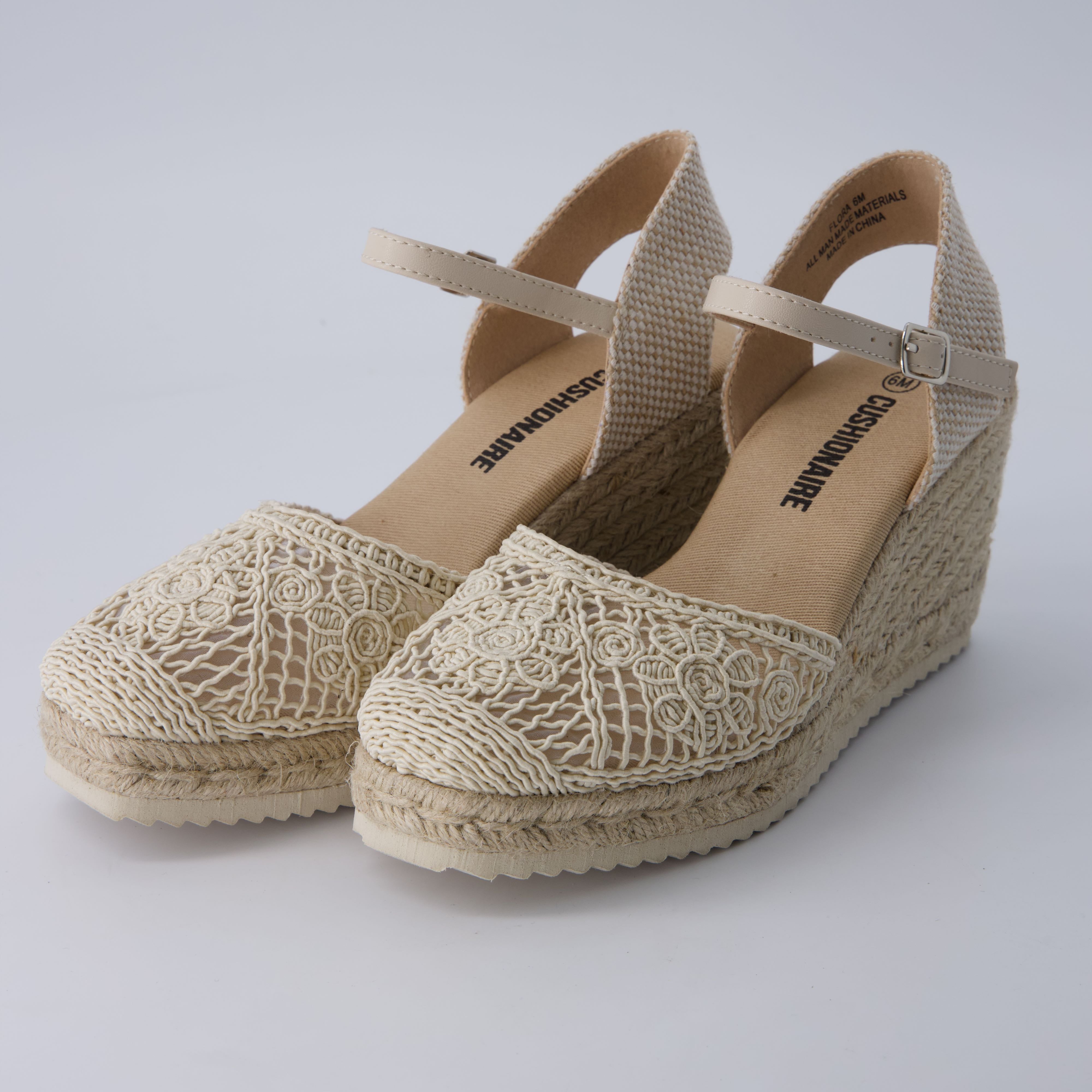 Flora Platform Espadrilles Natural