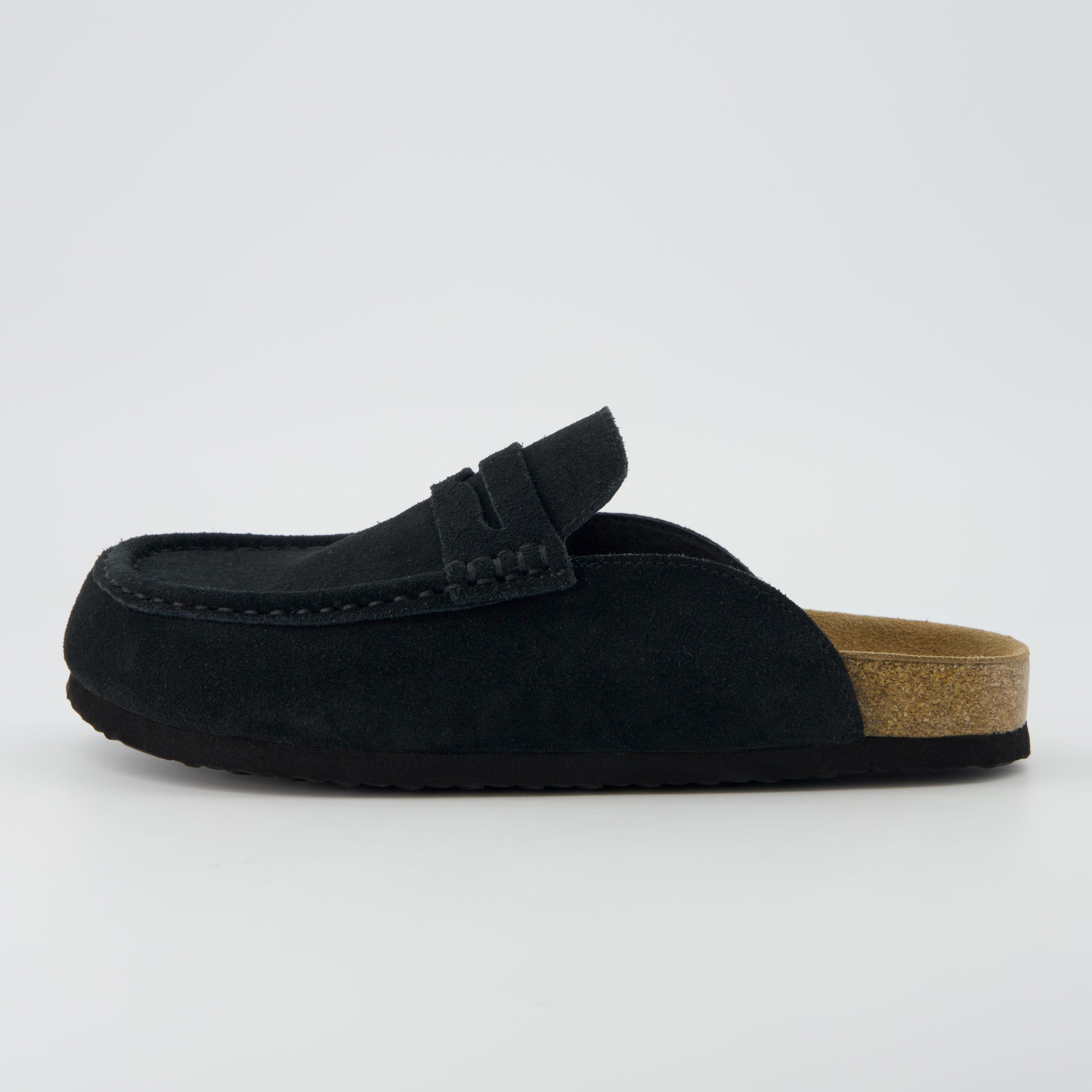 Fondu Leather Clogs Black