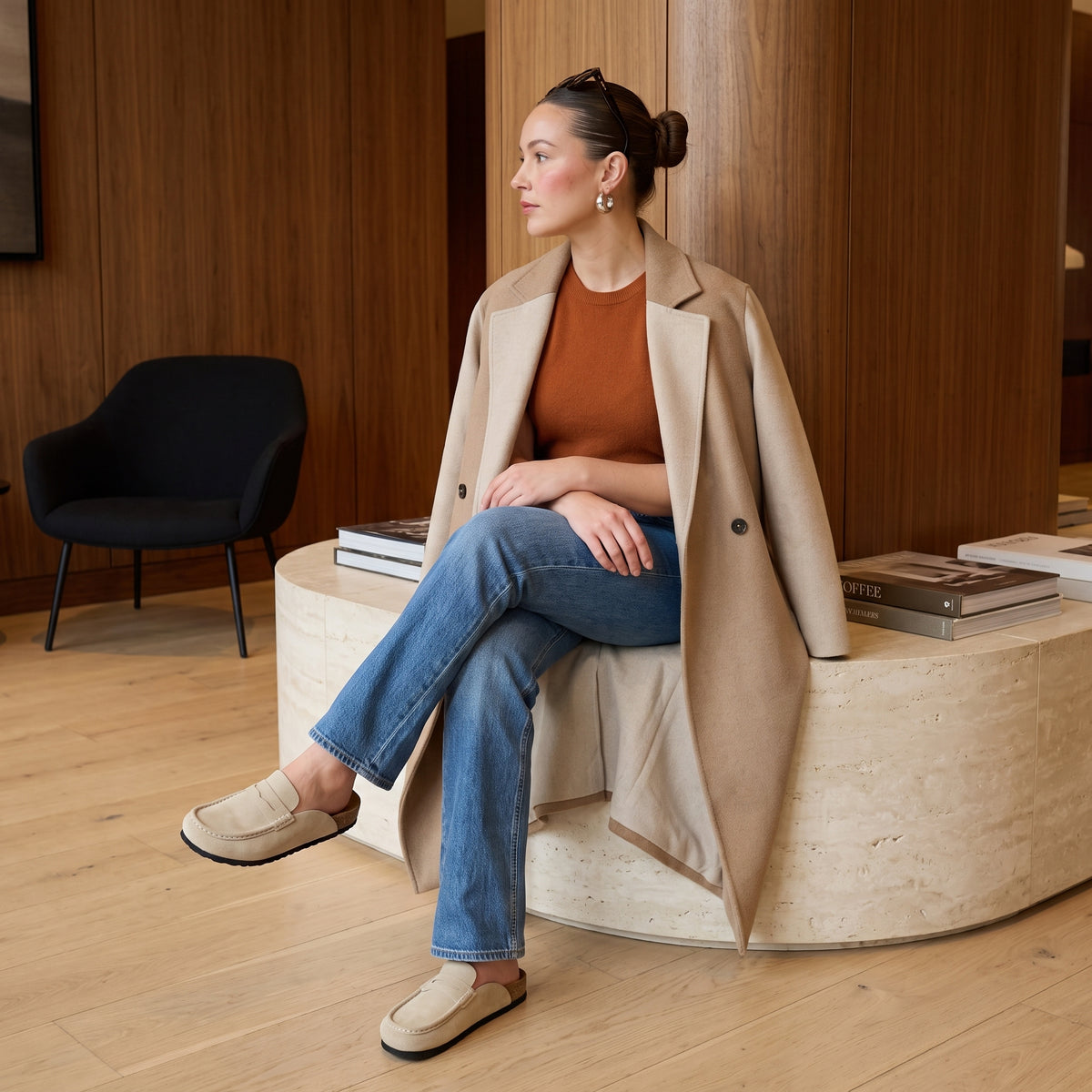Fondu Leather Clogs