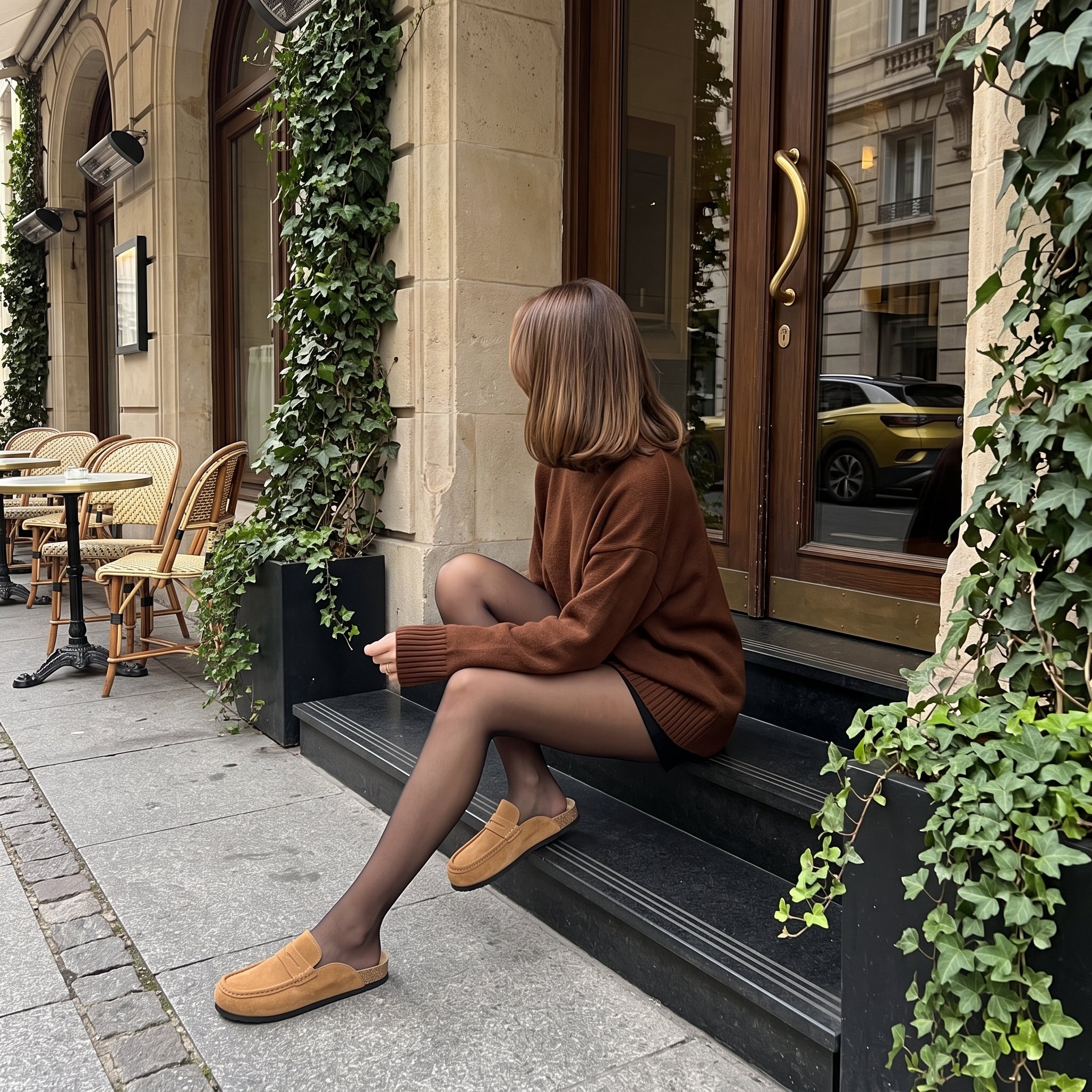 Fondu Leather Clogs