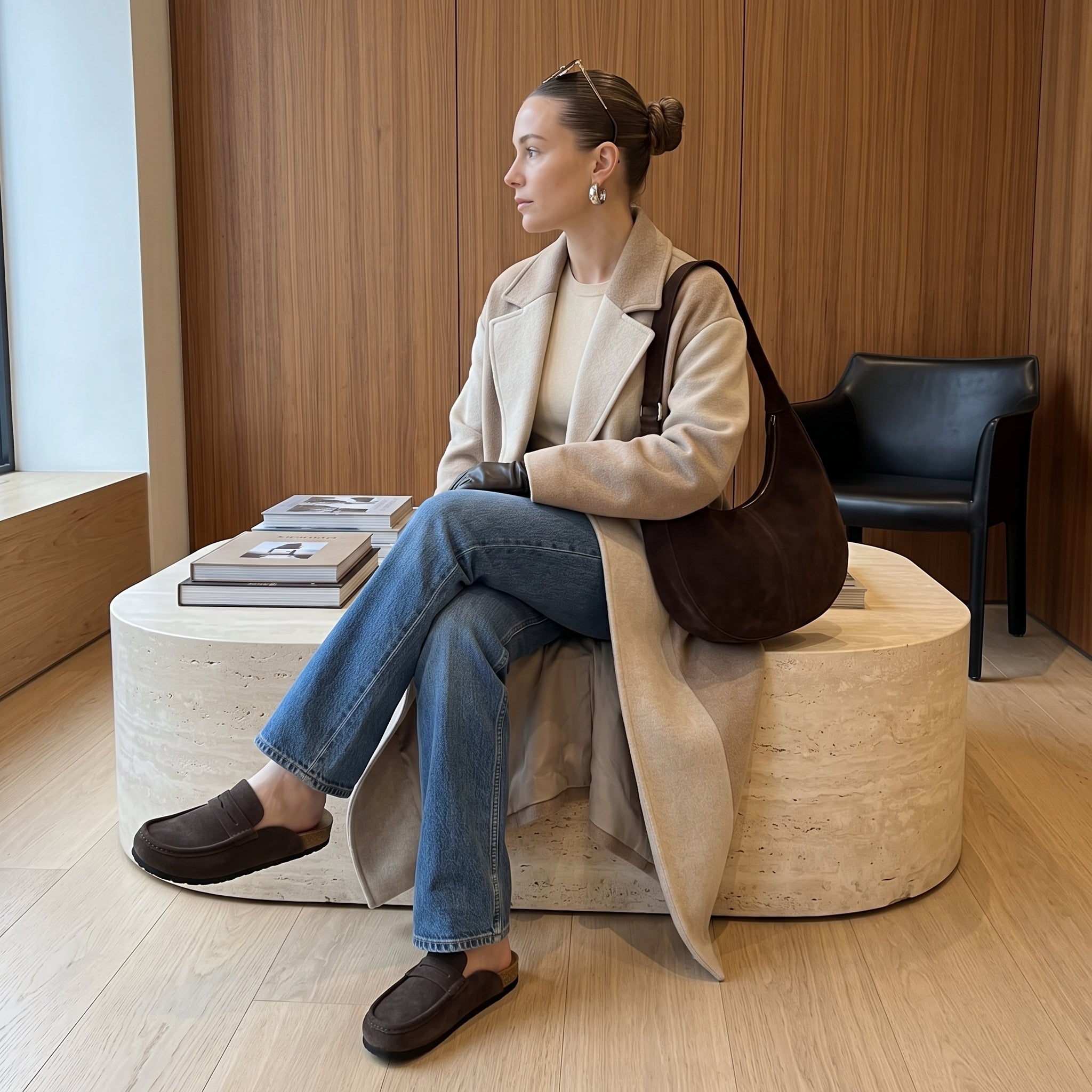 Fondu Leather Clogs