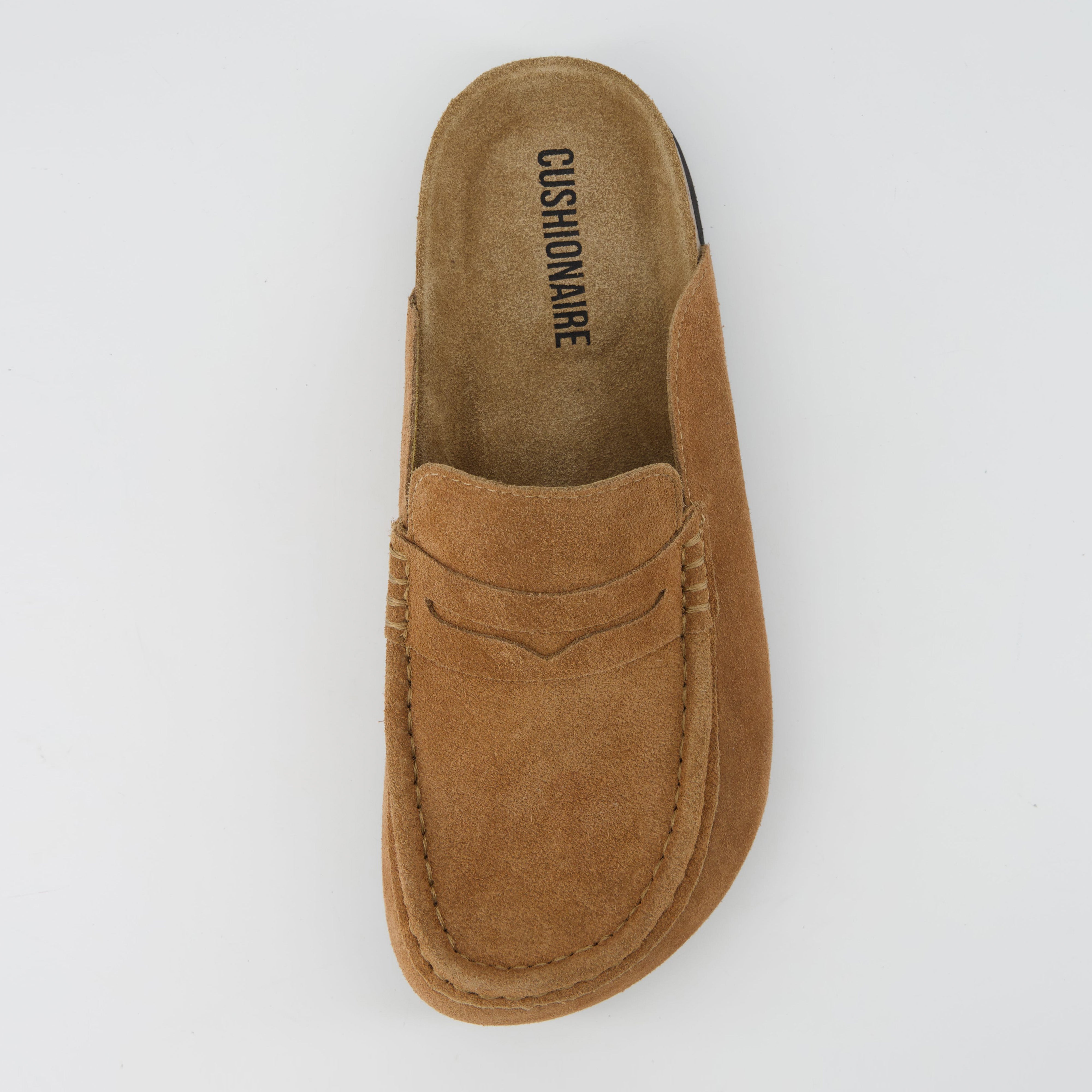 Fondu Leather Clogs Cognac
