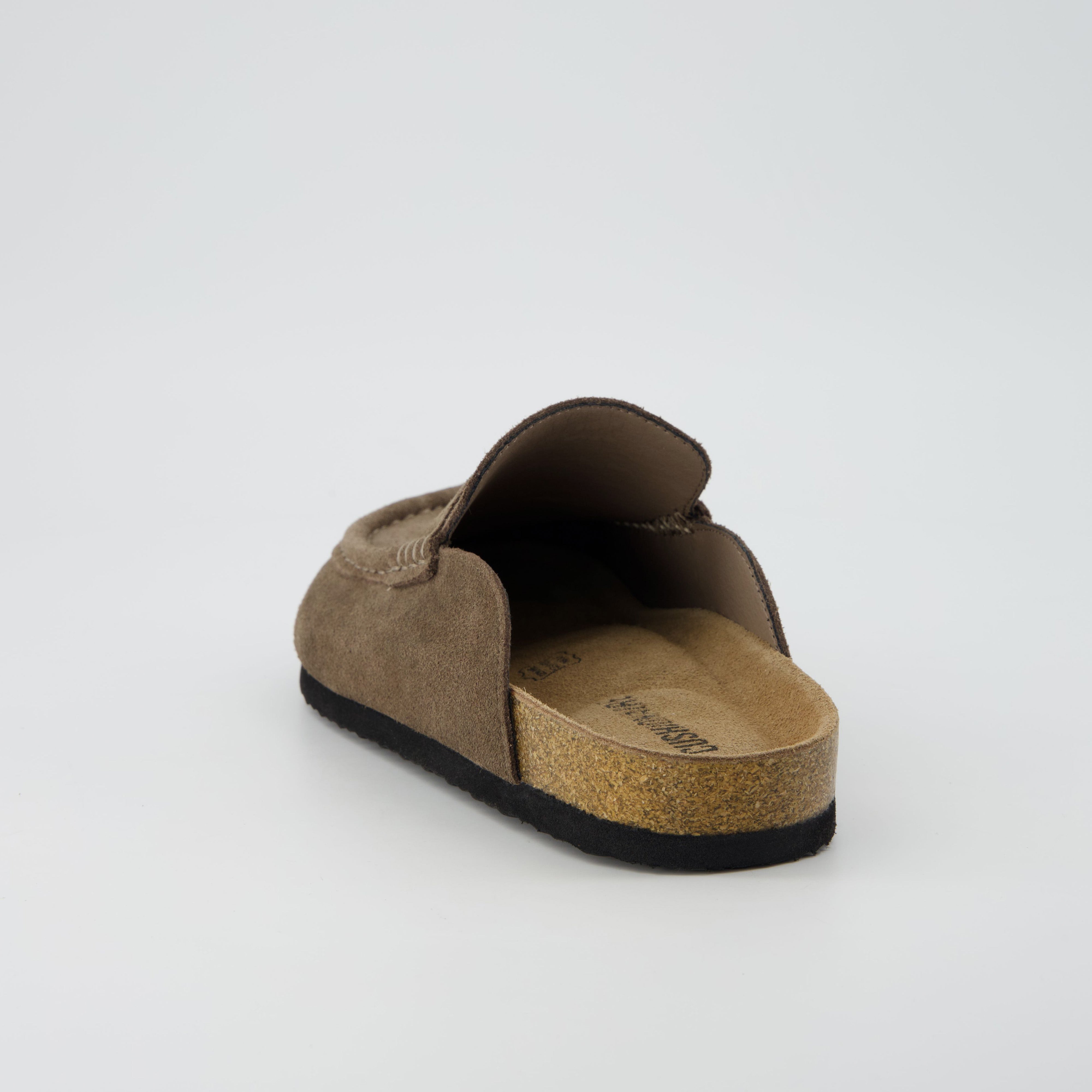Fondu Leather Clogs Taupe