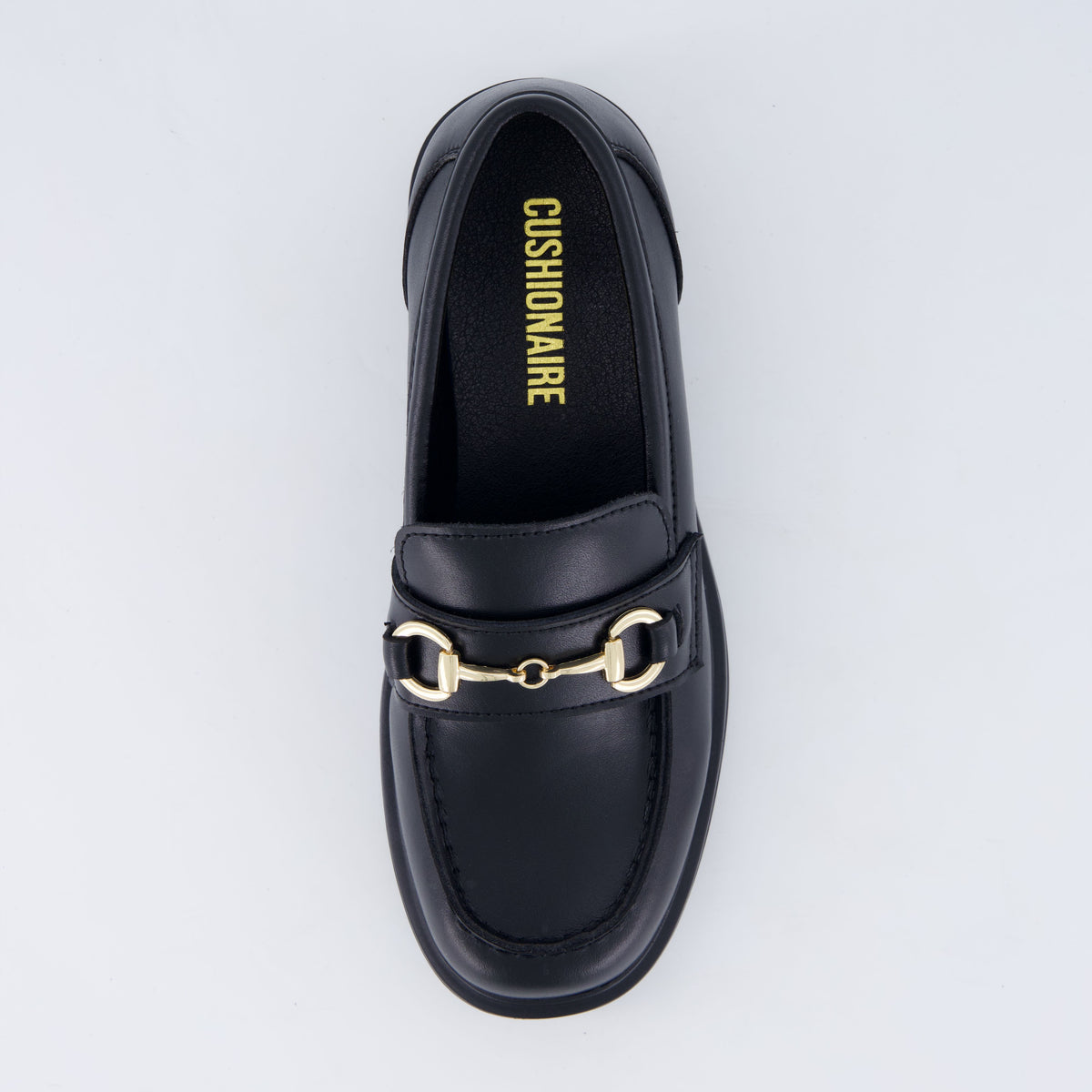Gamble Genuine Leather Loafers Black