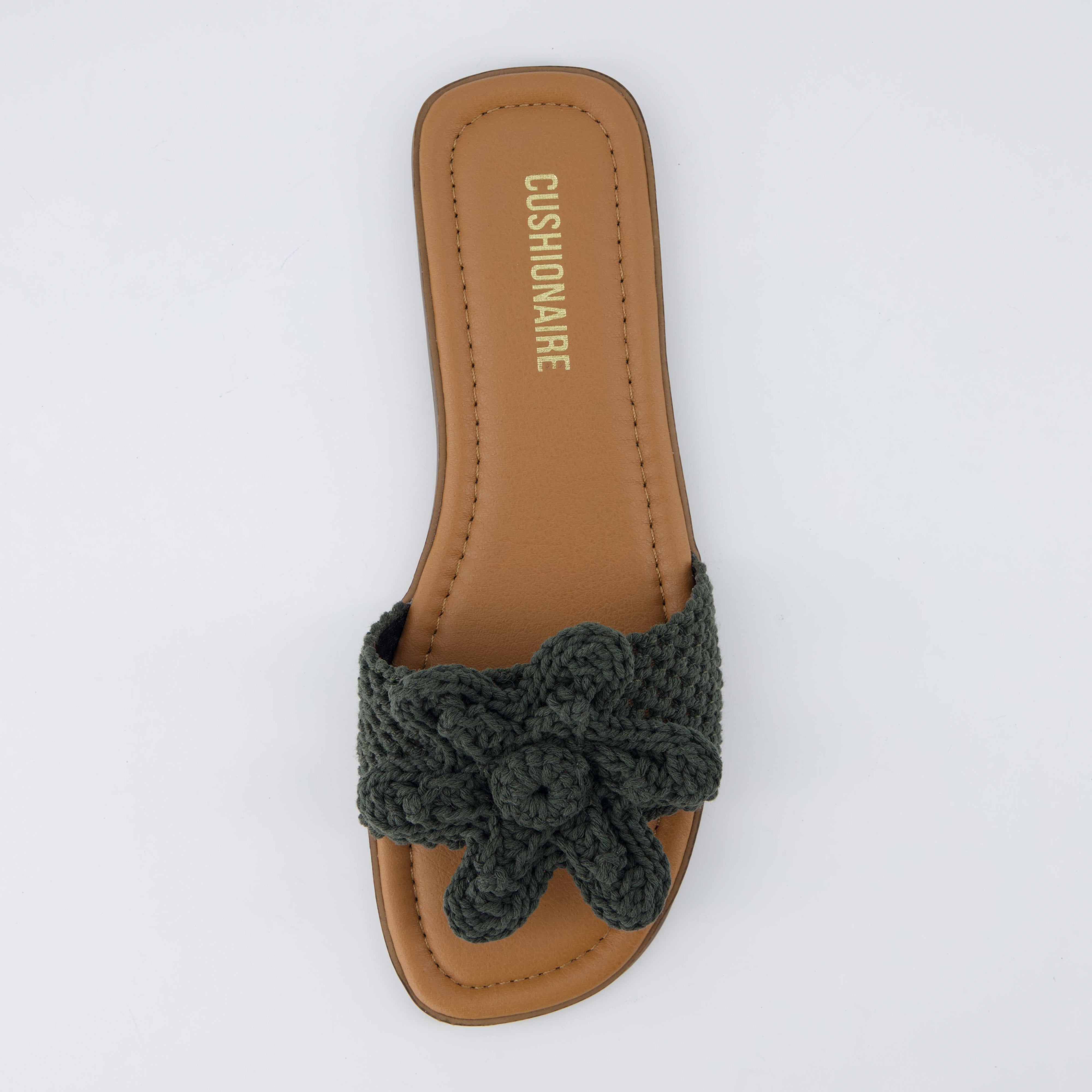 Gemma Knit Slides Blue