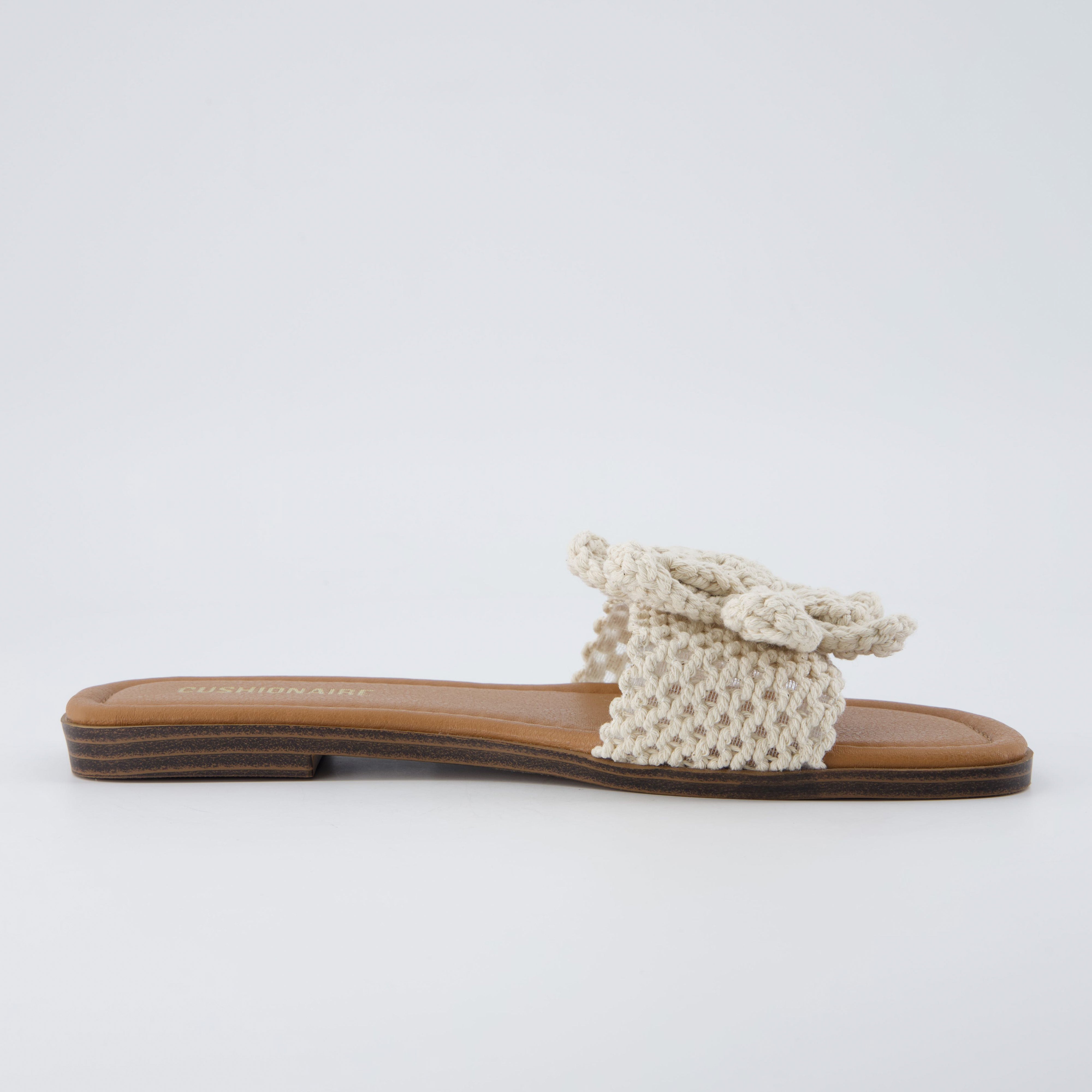 Gemma Knit Slides Natural