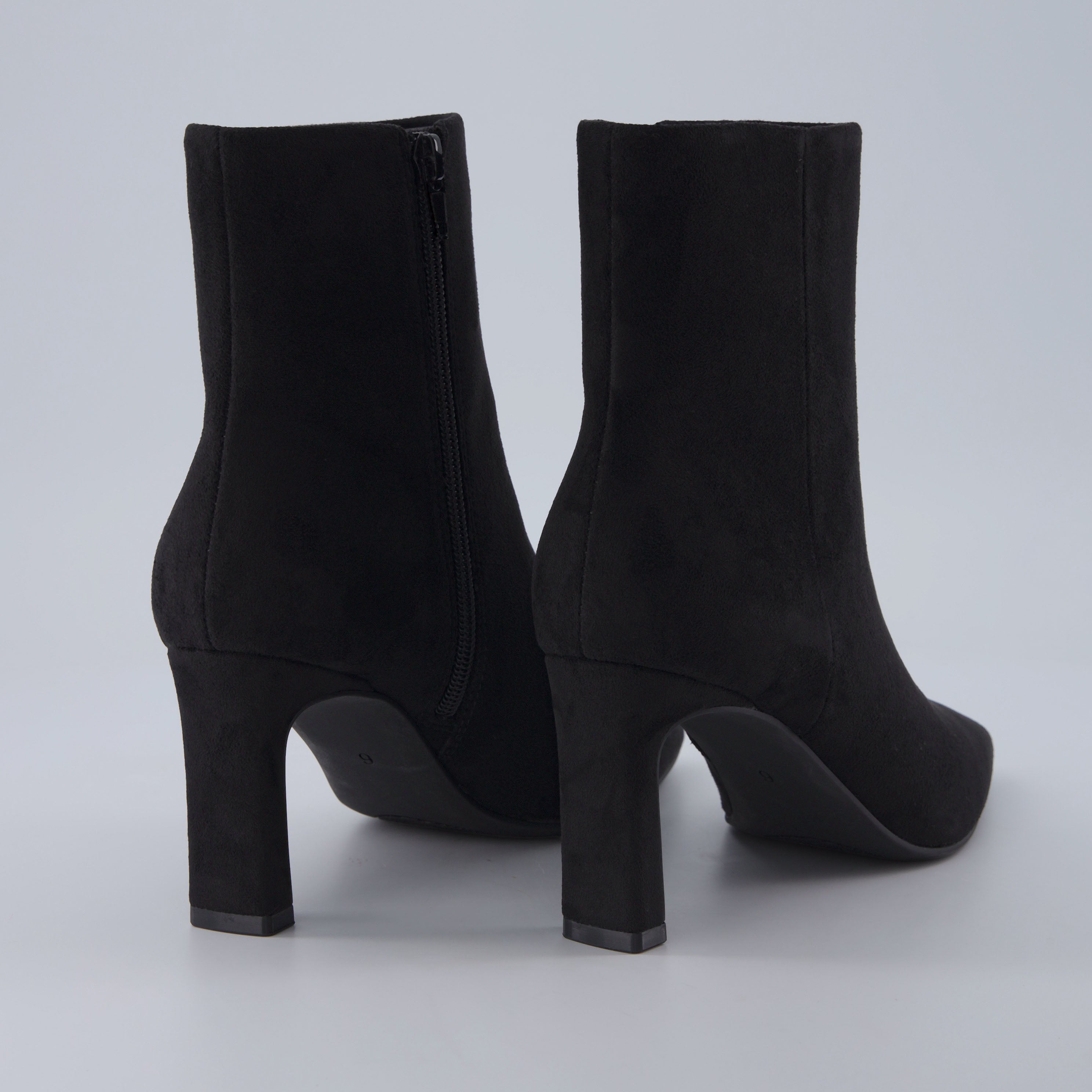 Giana High Heel Ankle Boots Black Medium