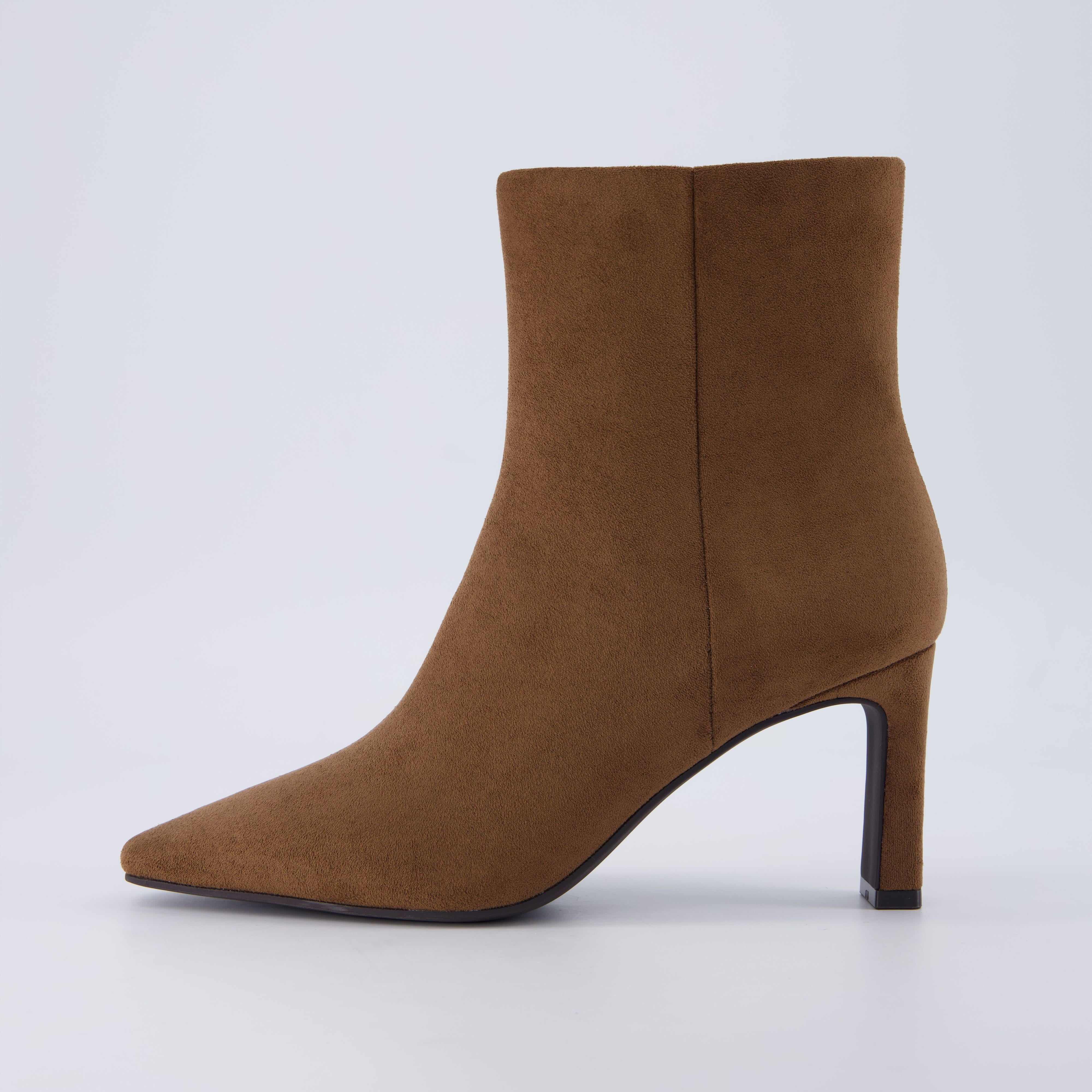 Giana High Heel Ankle Boots Tobacco Medium