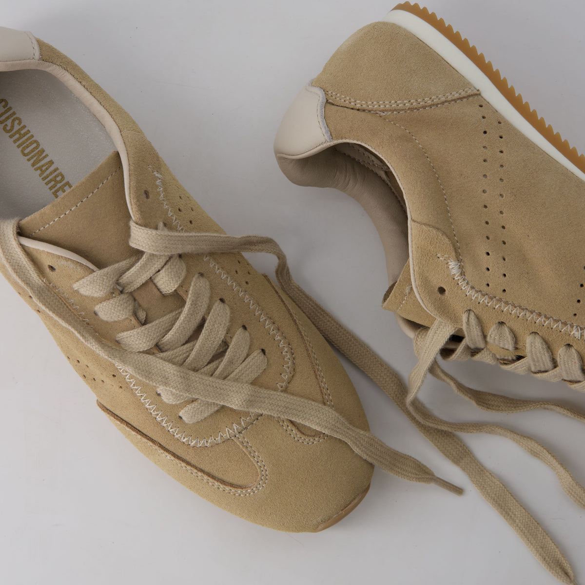 Gibbs Retro Women Sneakers Beige Medium