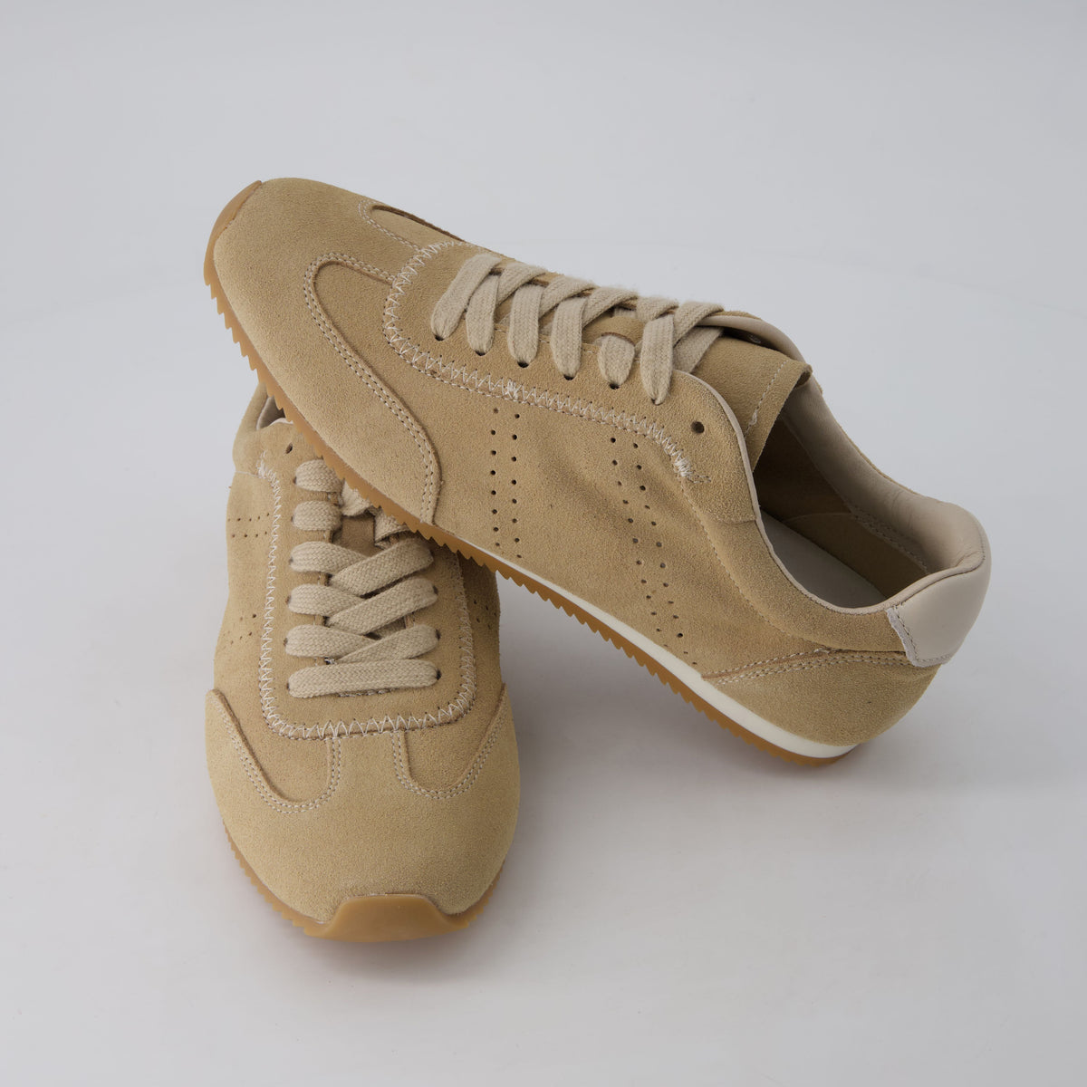 Gibbs Retro Women Sneakers Beige Medium