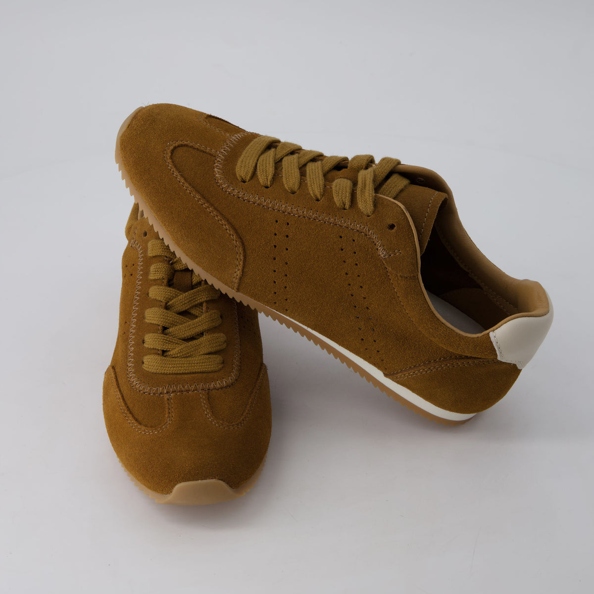 Gibbs Retro Women Sneakers Camel Medium
