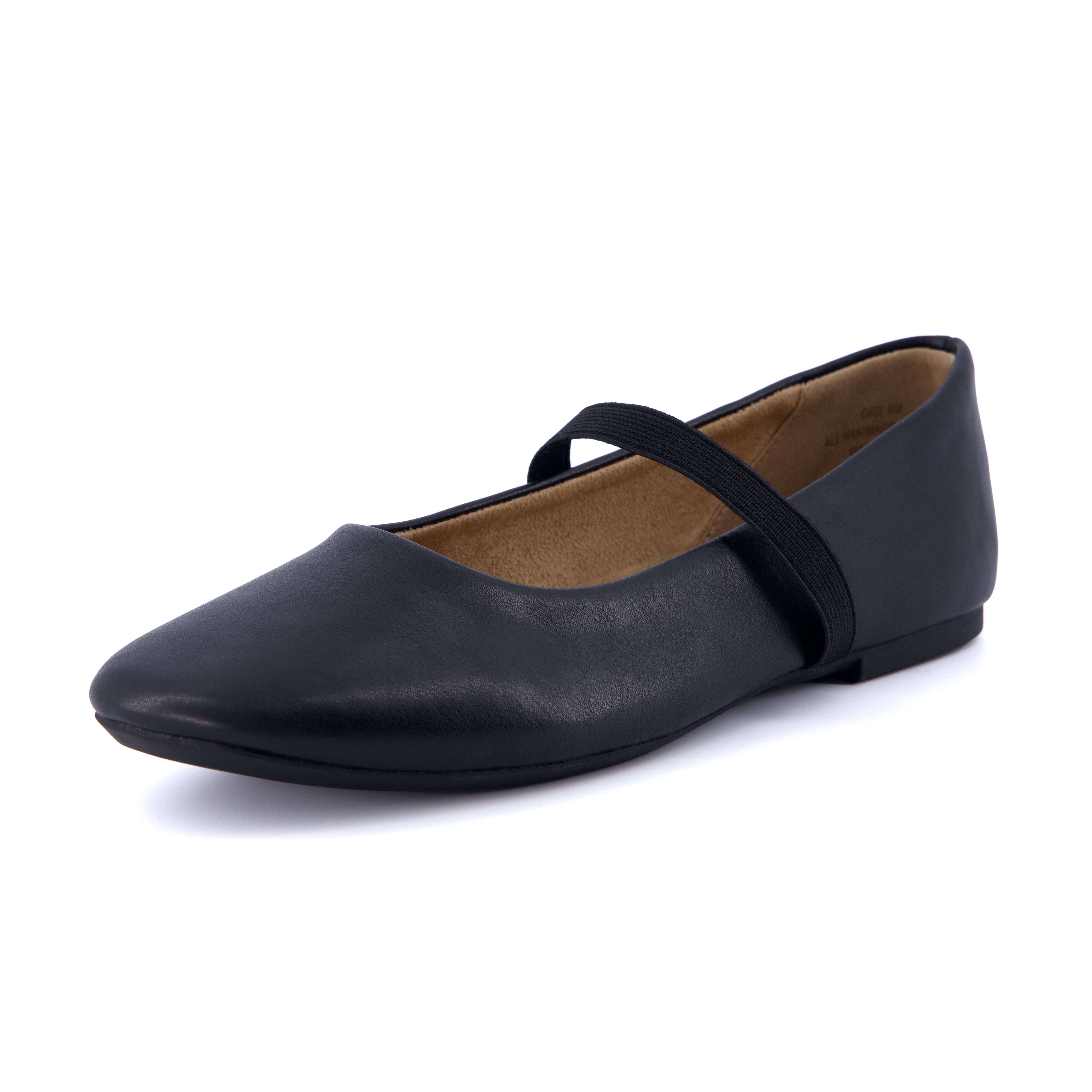Gigi Mary Jane Flat Black