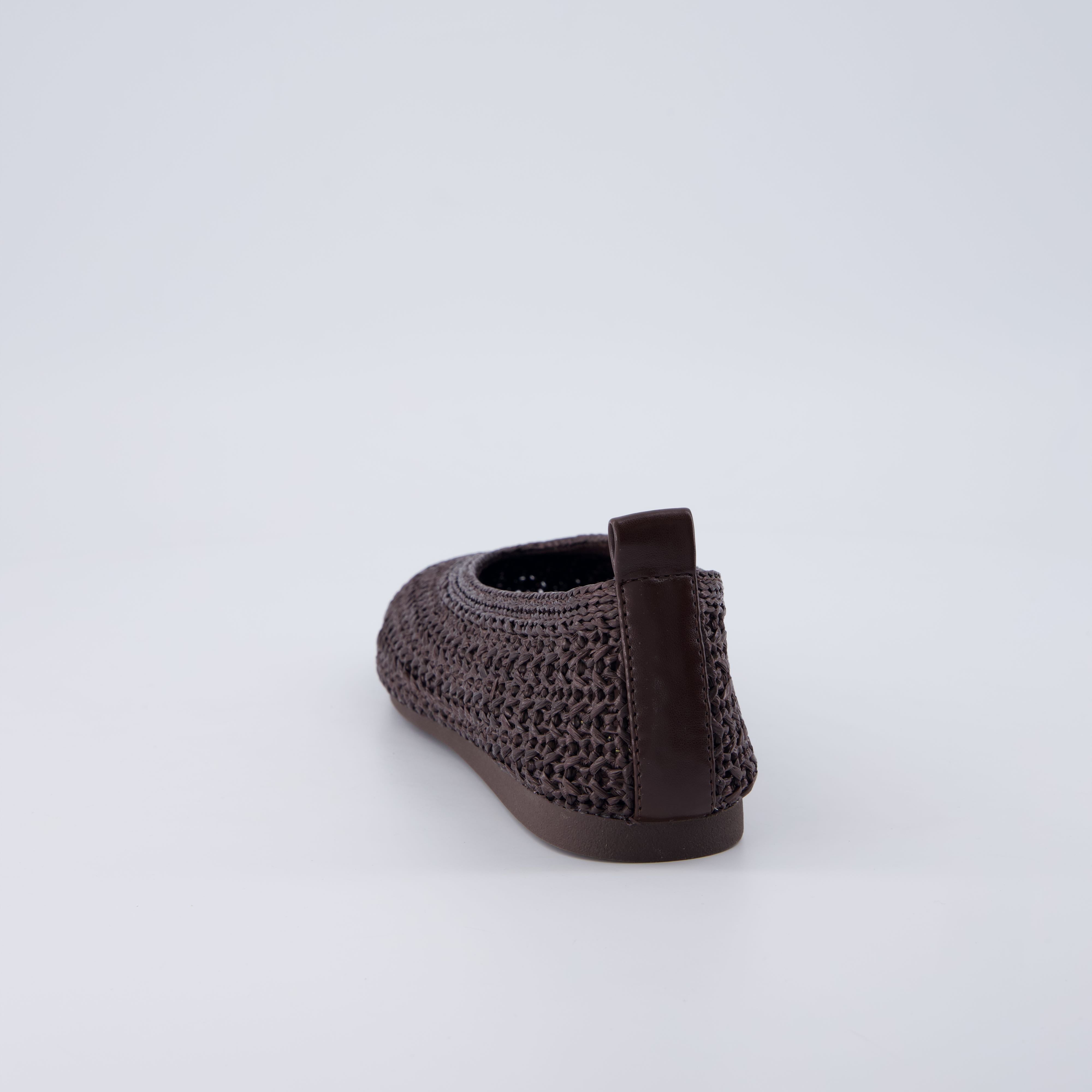 Gilt Woven Ballet Flats