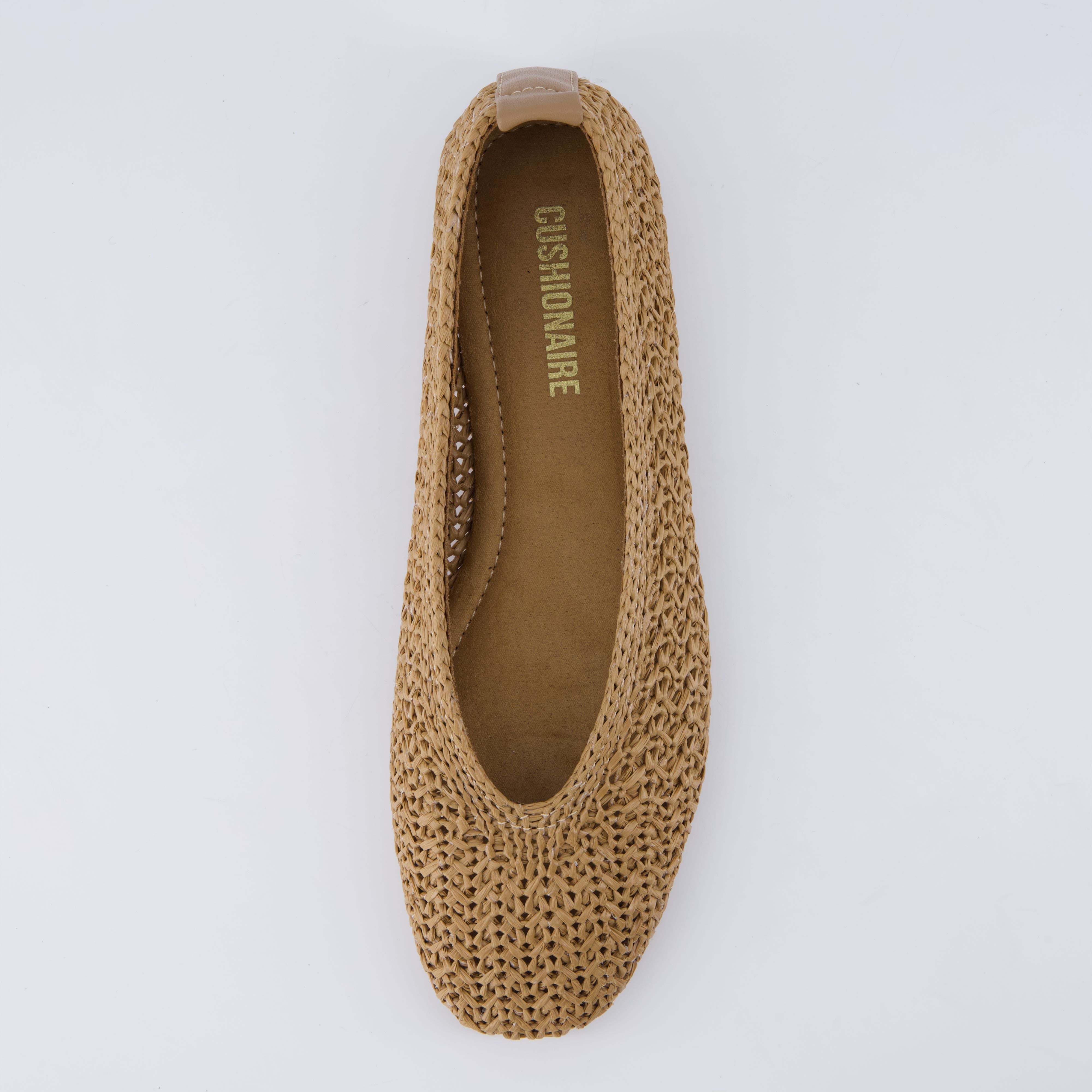 Gilt Woven Ballet Flats