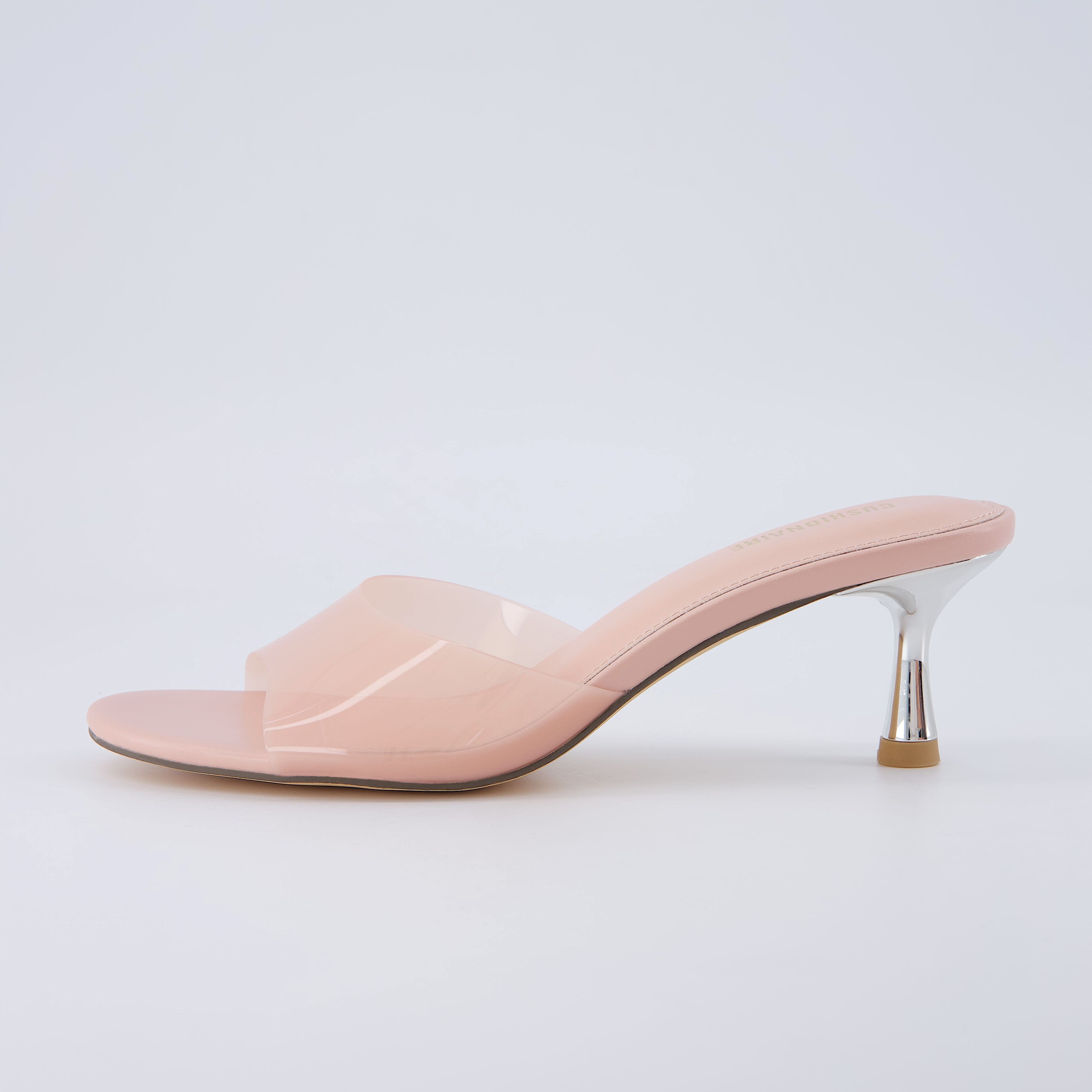 Giselle Kitten Heel Sandals Blush