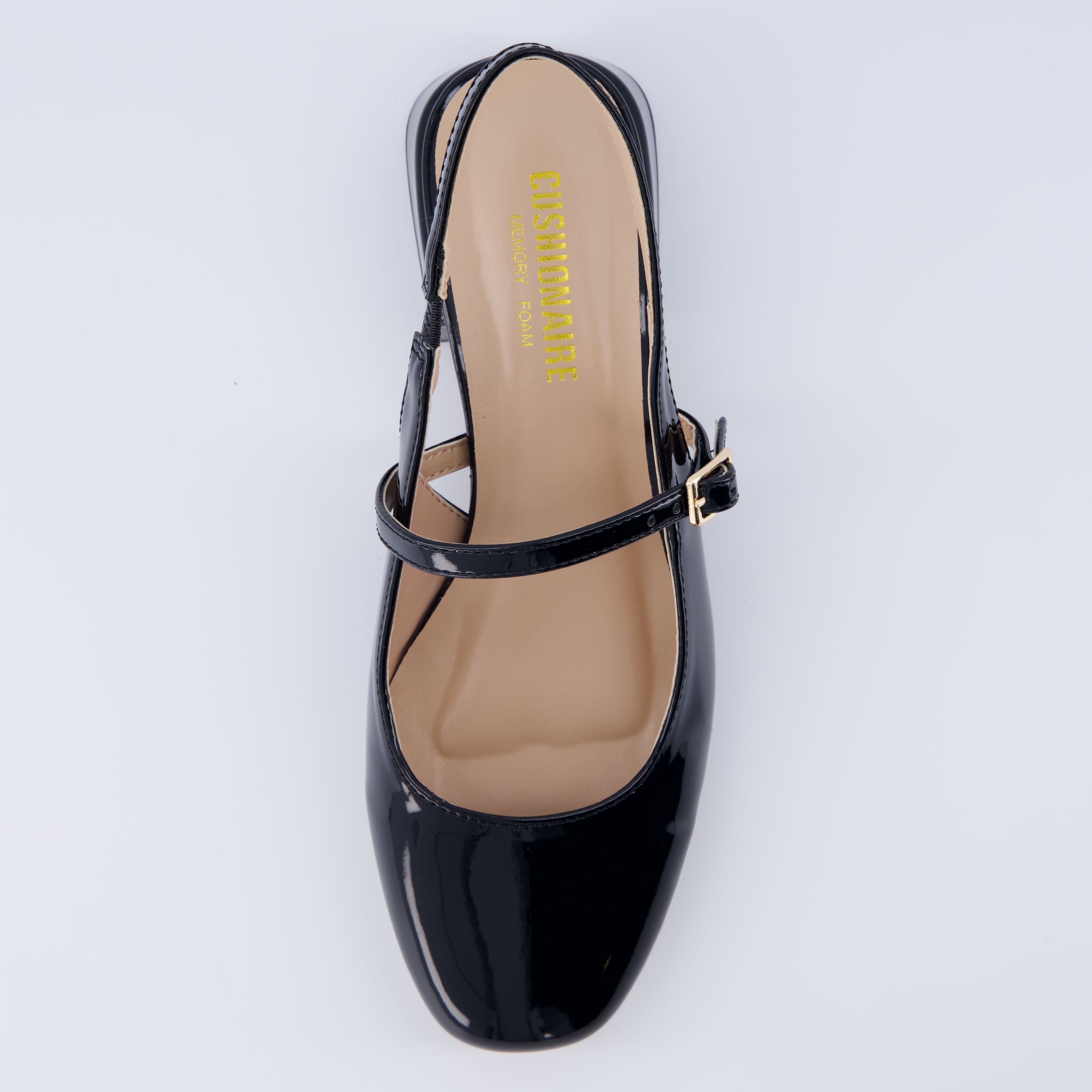 Cushionaire Women's Gogo Mary Jane Dress Shoe Black / Wide / 9 Cushionaire Women's Gogo Mary Jane Dress Shoe Black / Wide / 9