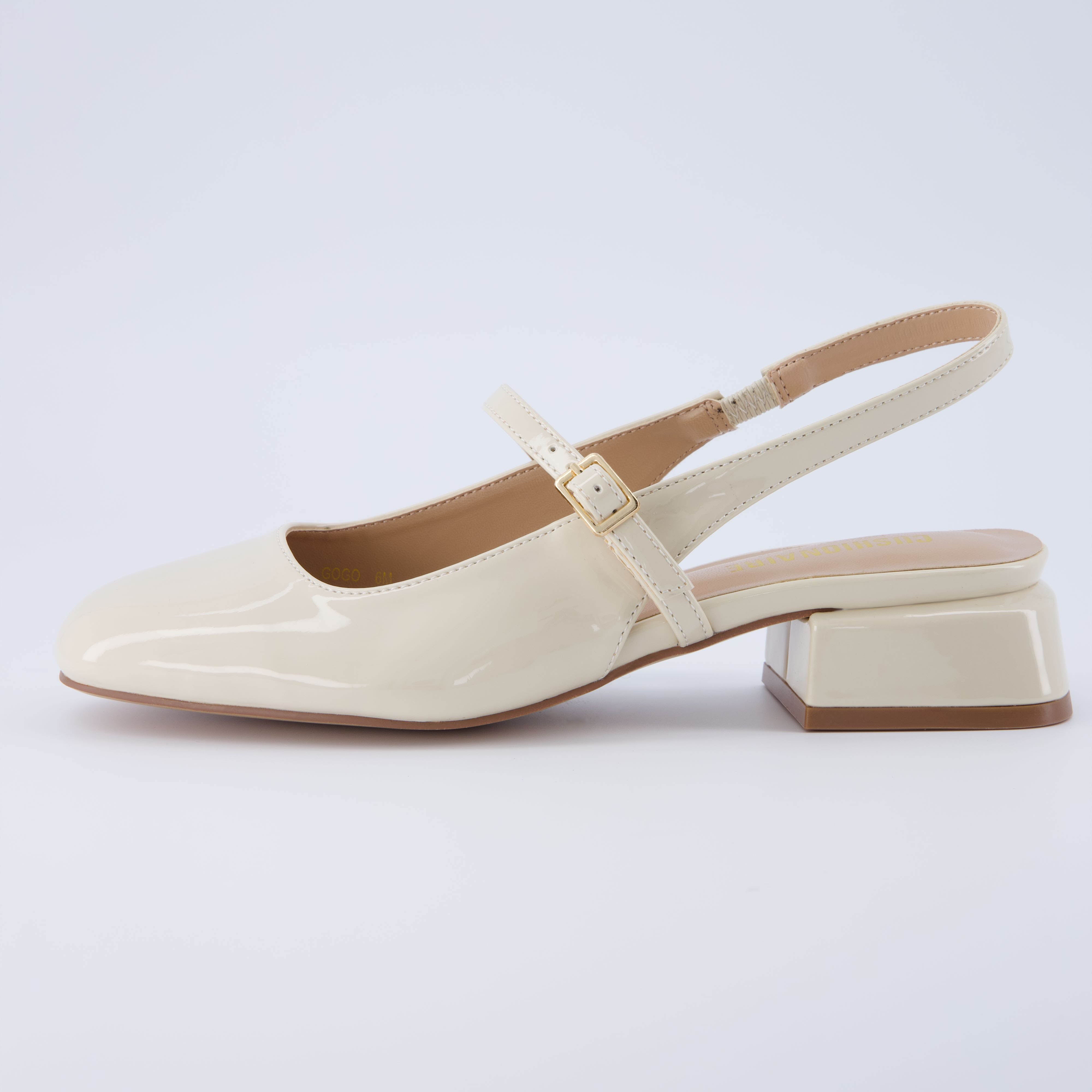 Gogo Mary Jane Dress Shoe Cream