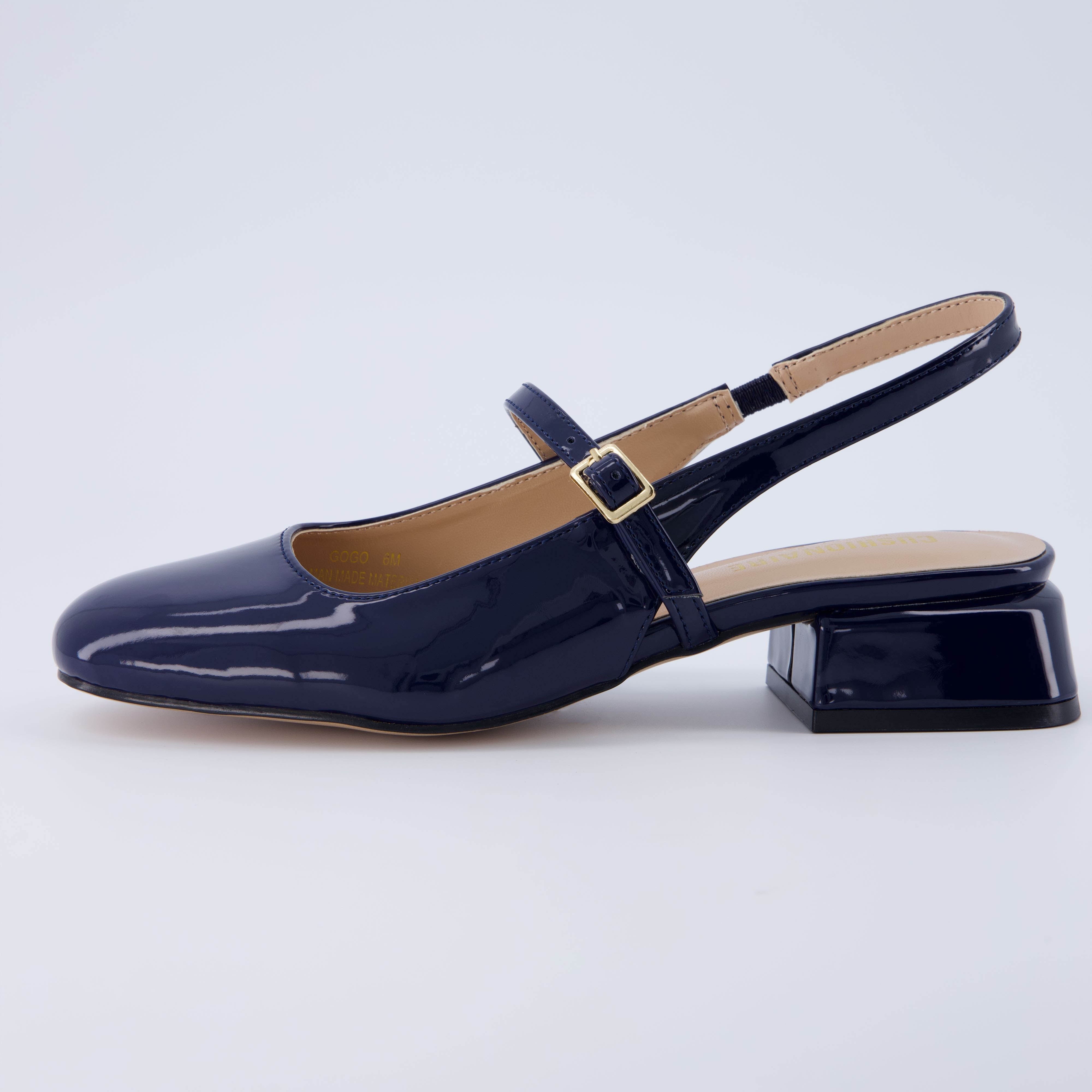 Gogo Mary Jane Dress Shoe Navy